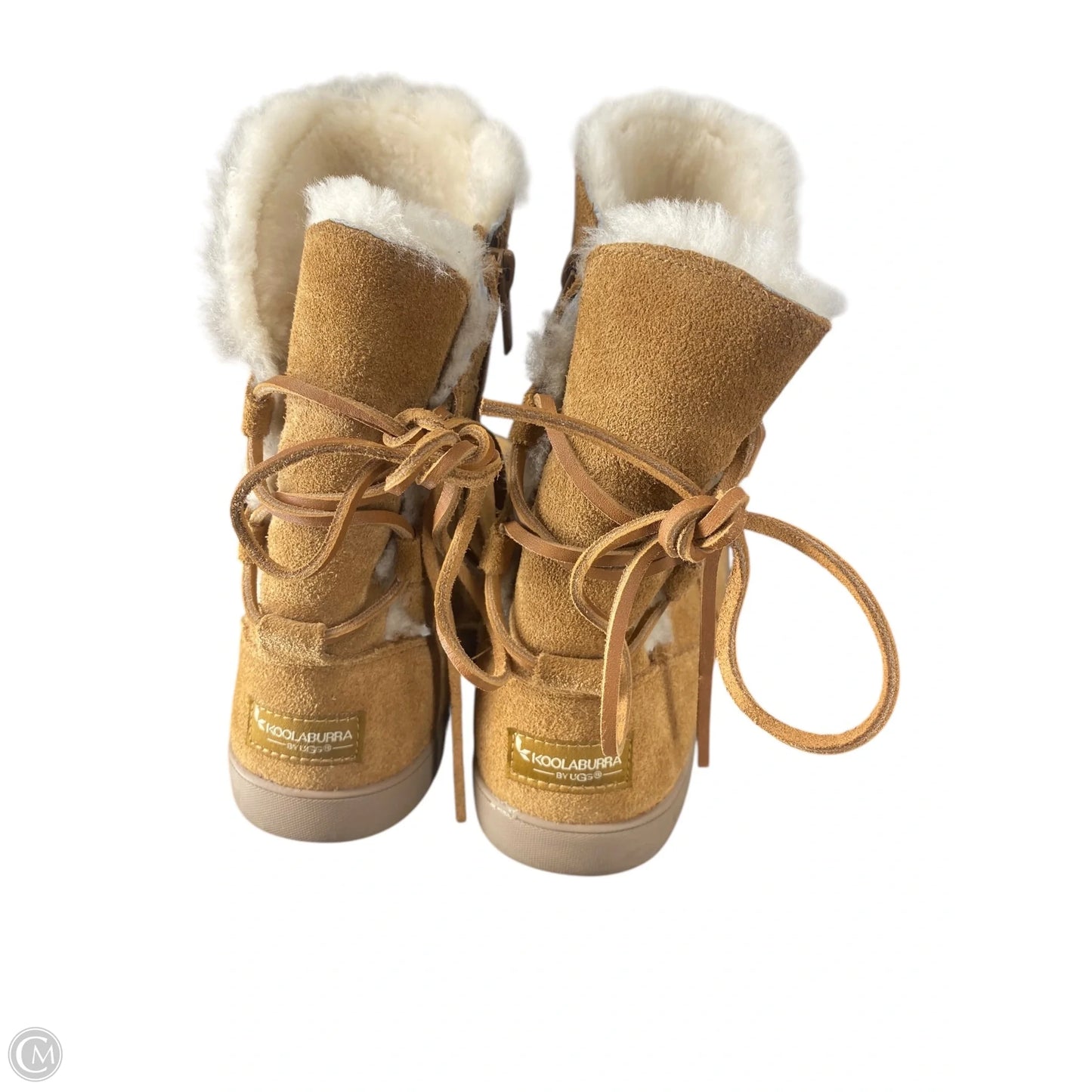 Boots Mid-calf Flats By Koolaburra By Ugg In Brown, Size: 7