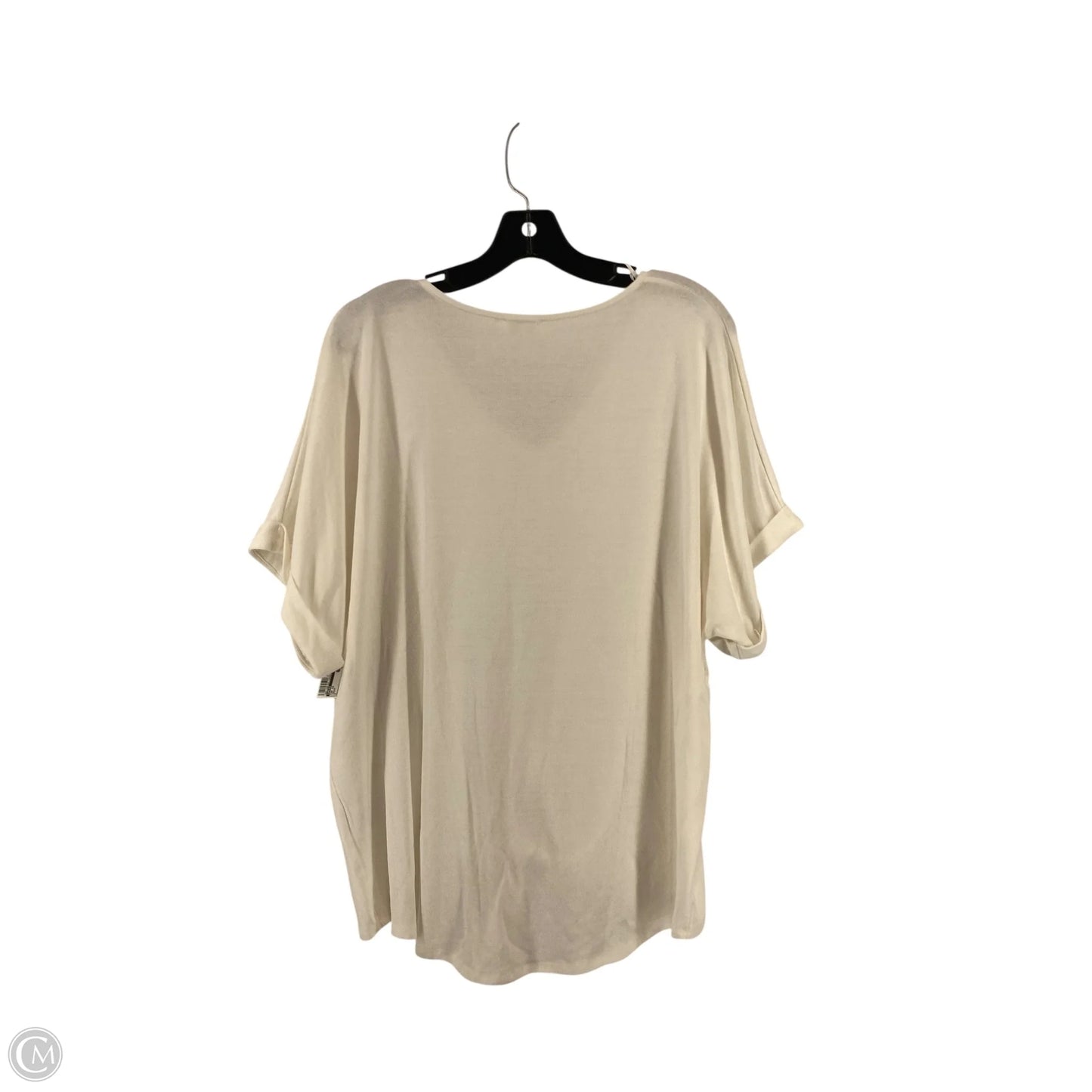 Top Short Sleeve By Umgee In Cream, Size: M