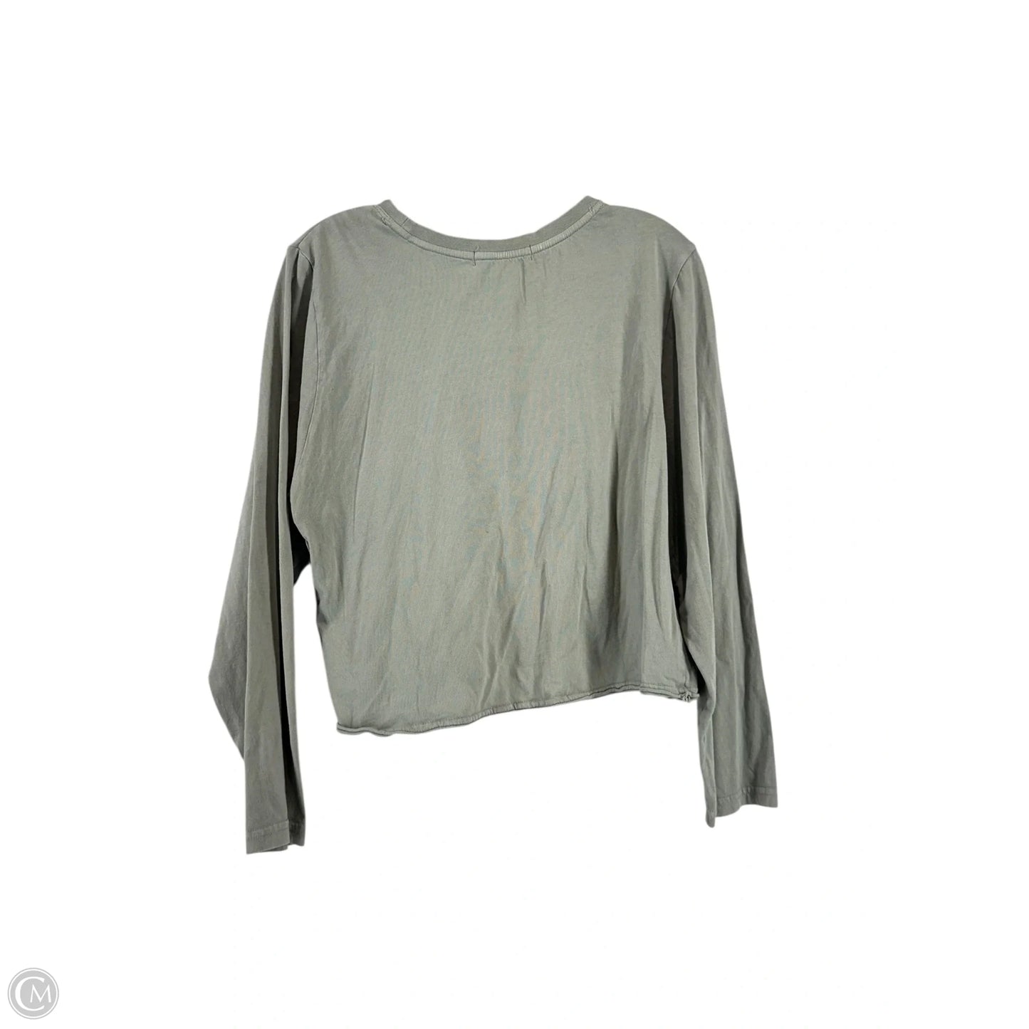 Top Long Sleeve By Rock & Roll In Grey, Size: M