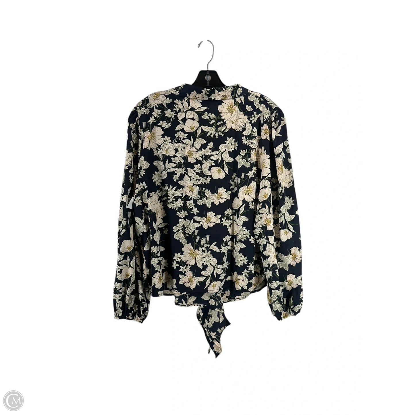 Top Long Sleeve By Clothes Mentor In Floral Print, Size: Xl