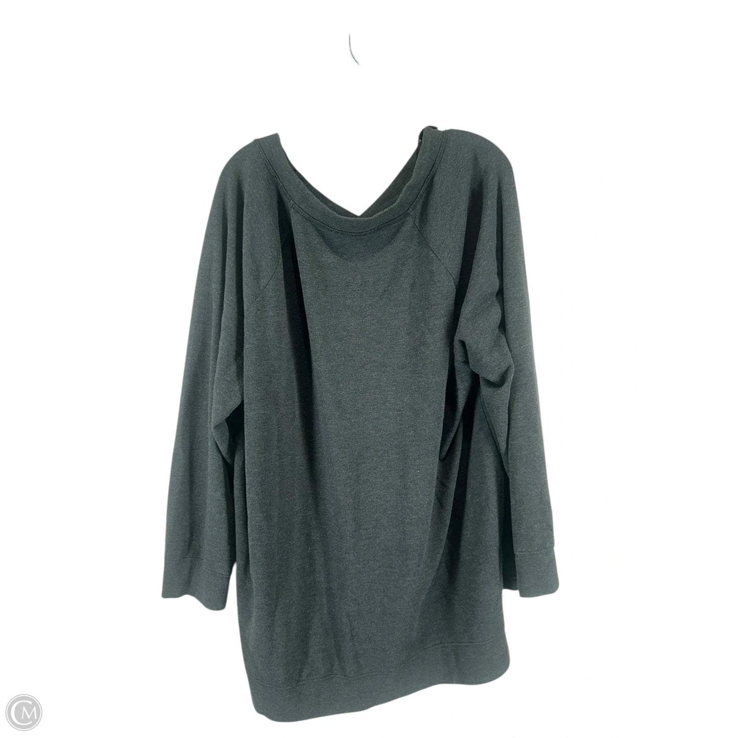 Sweater By Terra & Sky In Grey, Size: 2x