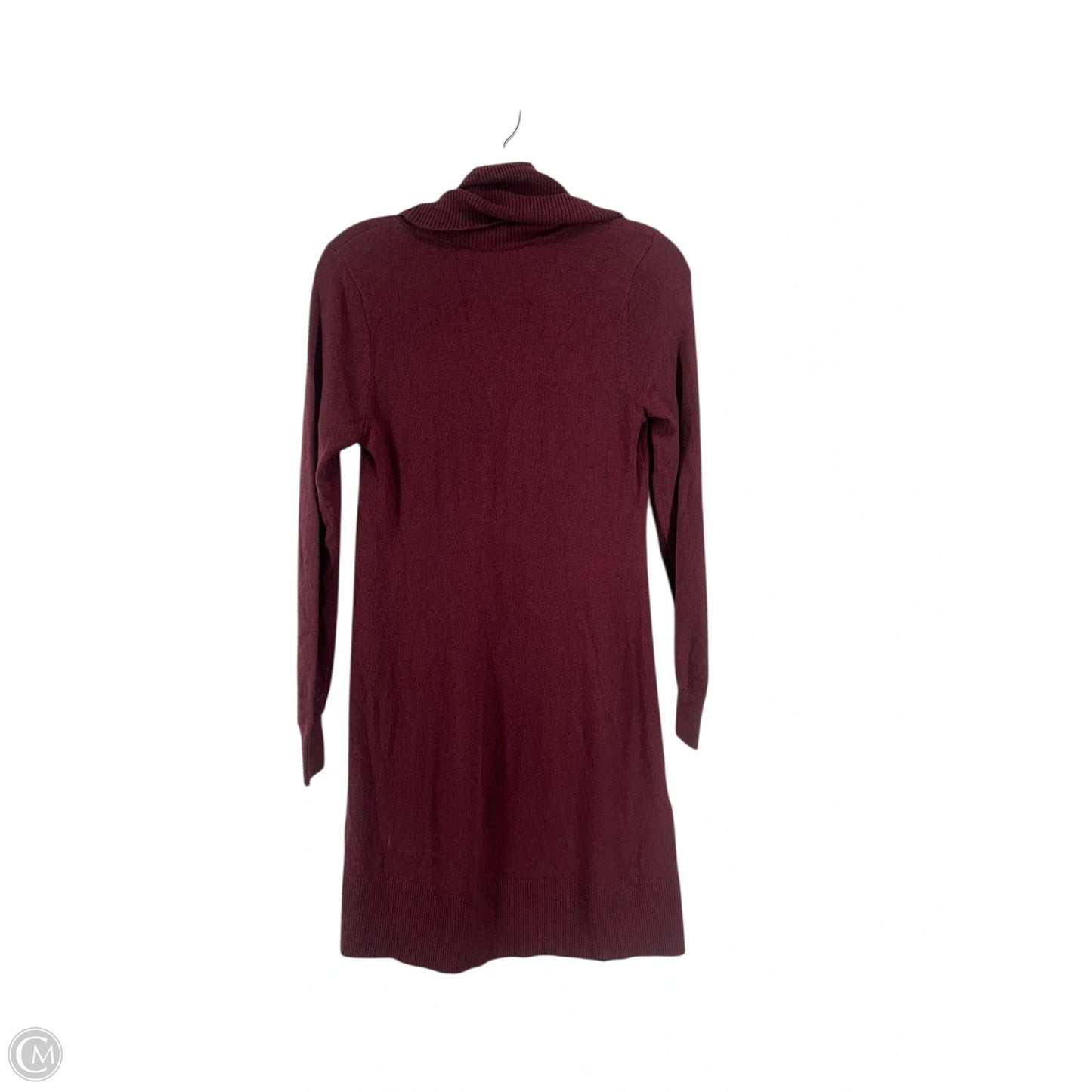 Dress Sweater By Loft In Maroon, Size: Xsp