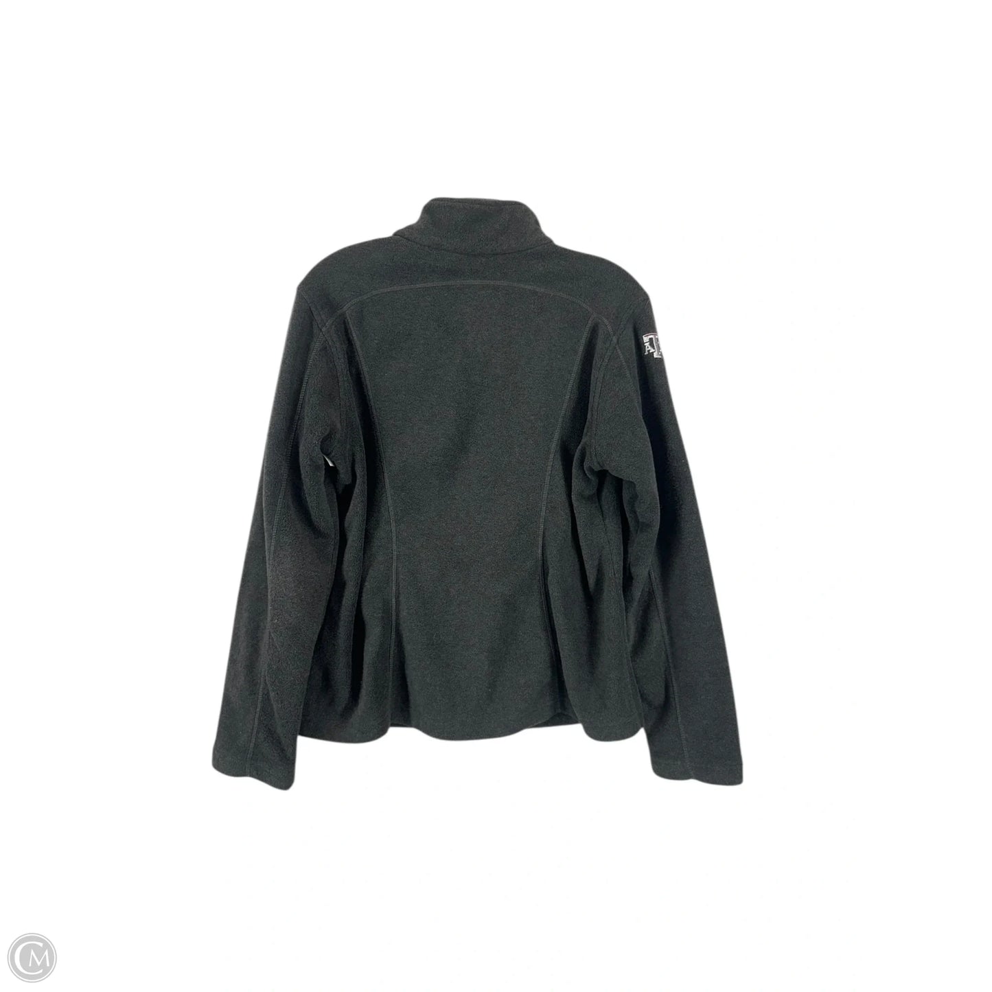 Jacket Fleece By Clothes Mentor In Grey, Size: M