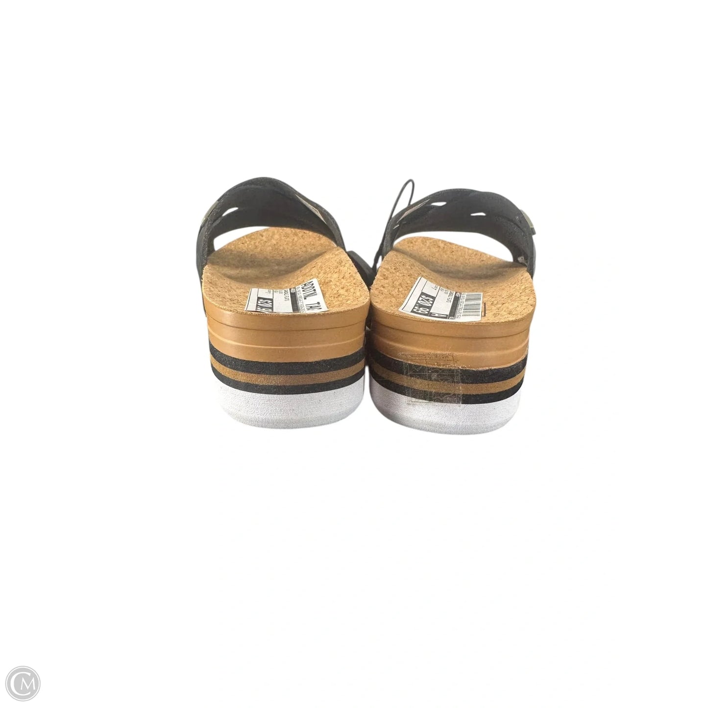 Sandals Flats By Reef In Black, Size: 7