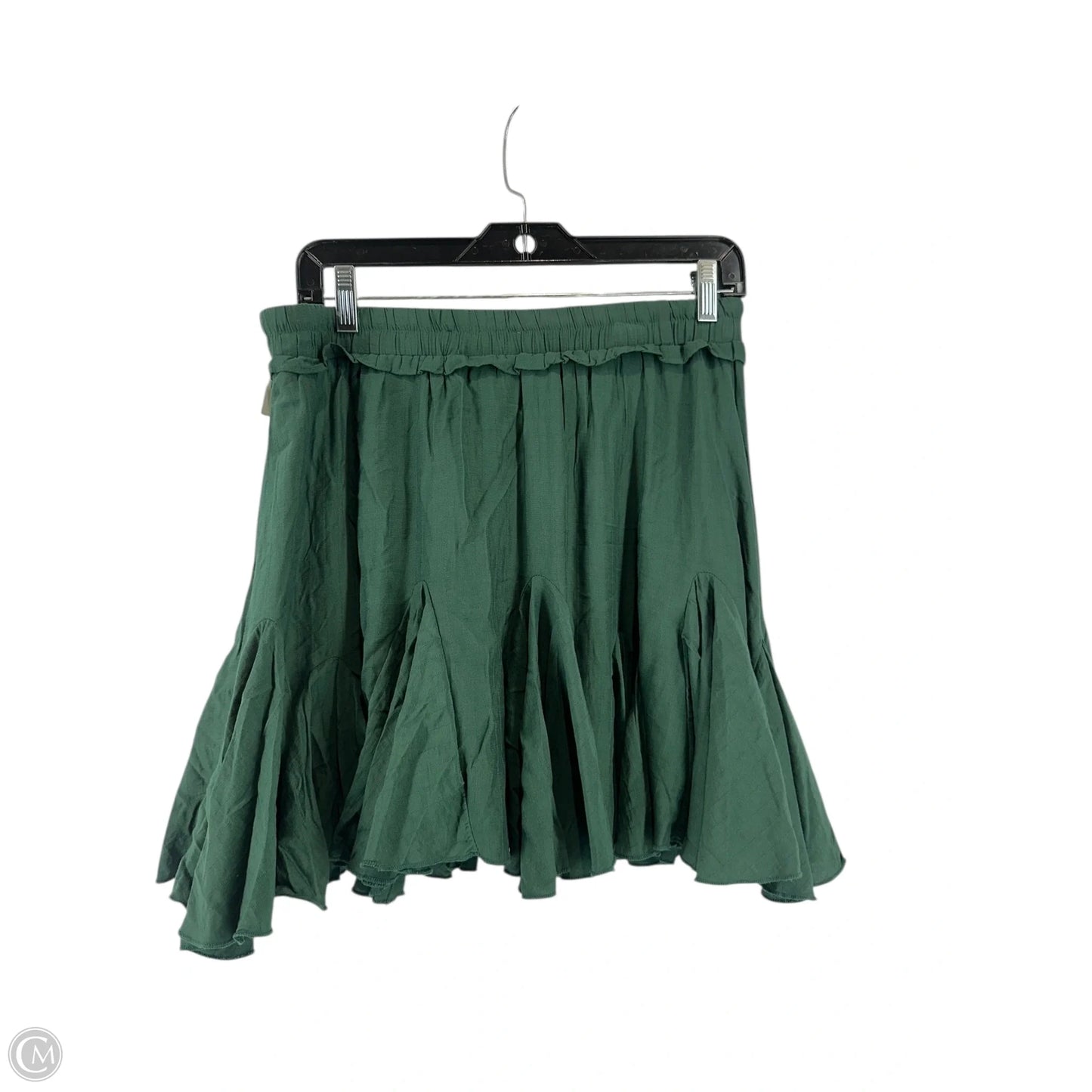 Skirt Mini & Short By Impeccable Pig In Green, Size: L