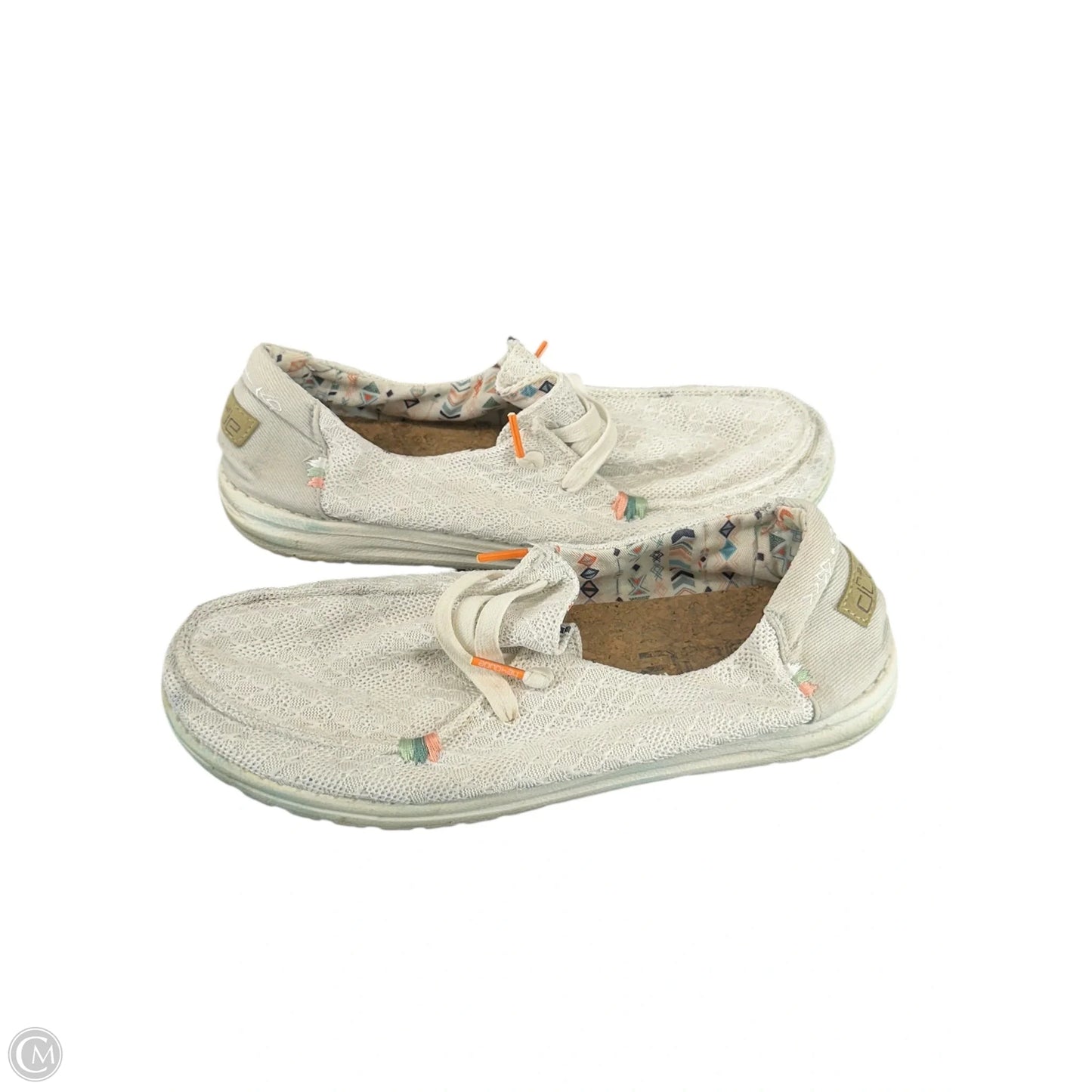 Shoes Flats By Hey Dude In White, Size: 9