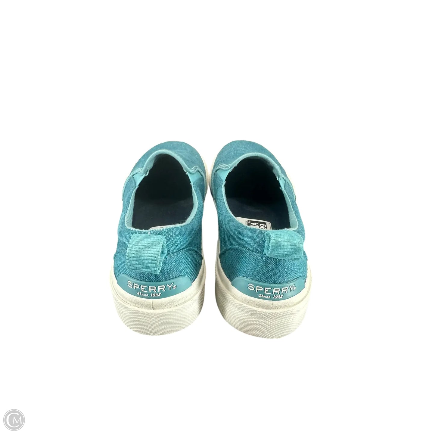 Shoes Flats By Sperry In Teal, Size: 7