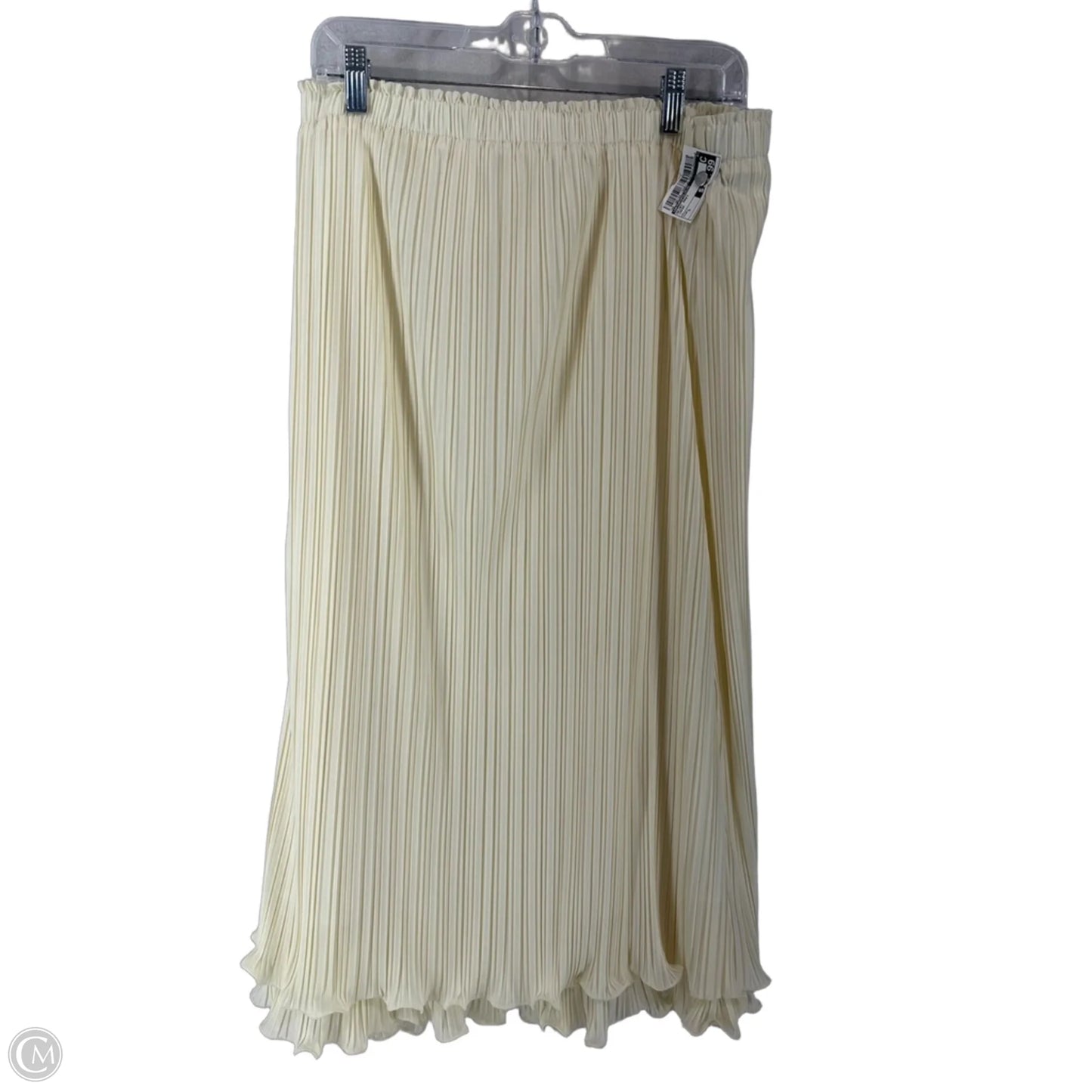 Skirt Maxi By Anthropologie In Cream, Size: L