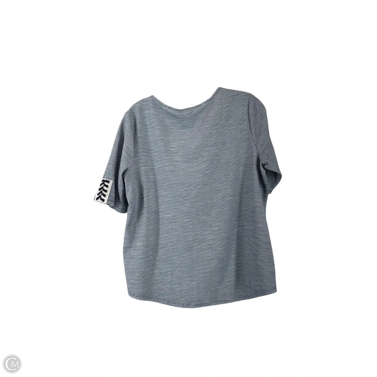 Top Short Sleeve By Chicos In Blue, Size: M