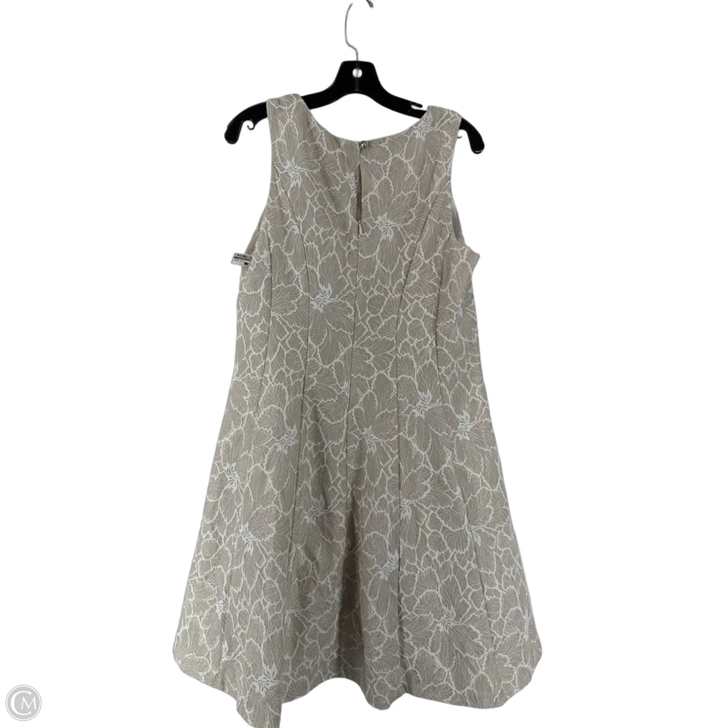 Dress Party Midi By Clothes Mentor In Cream, Size: L