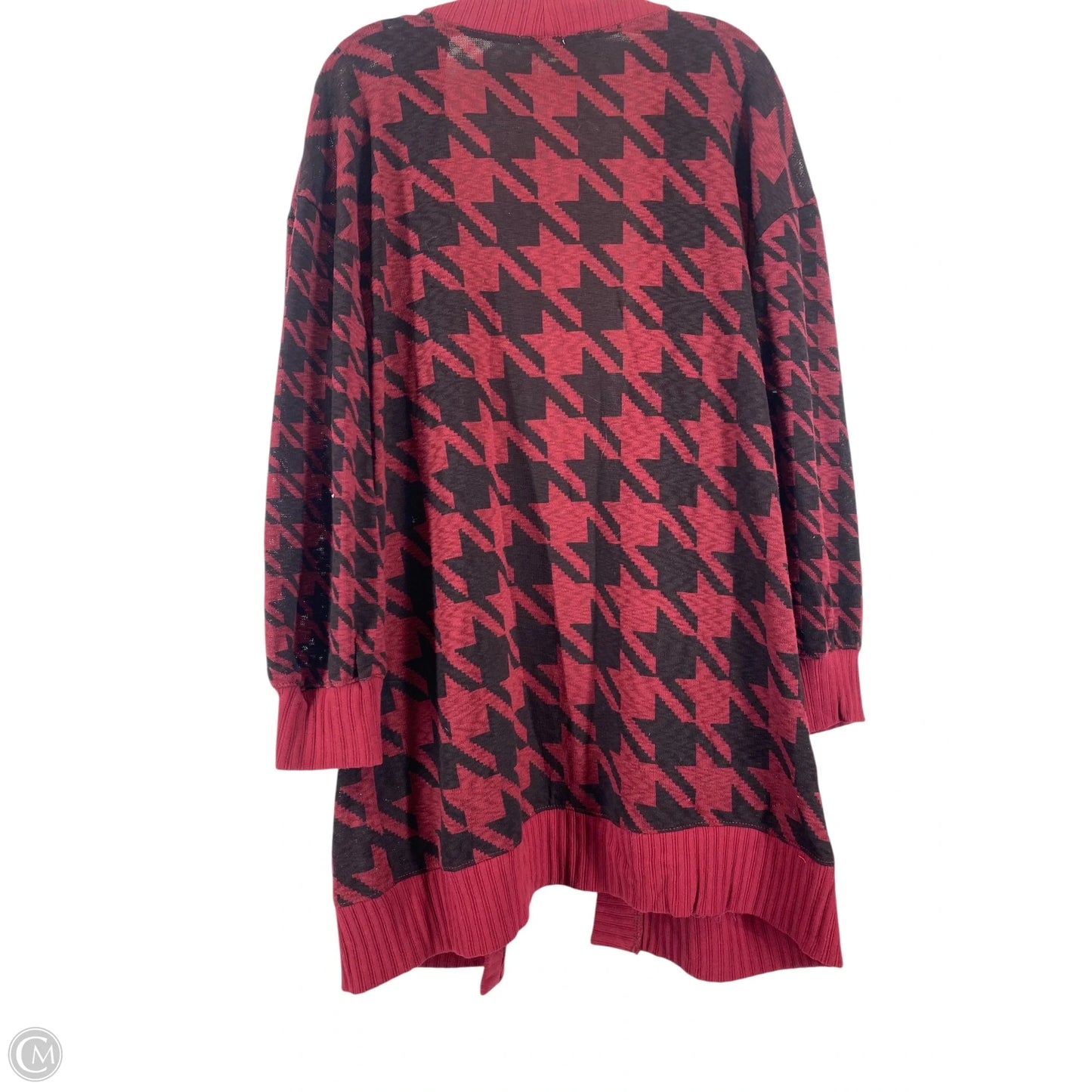 Sweater Cardigan By Maurices In Red, Size: L