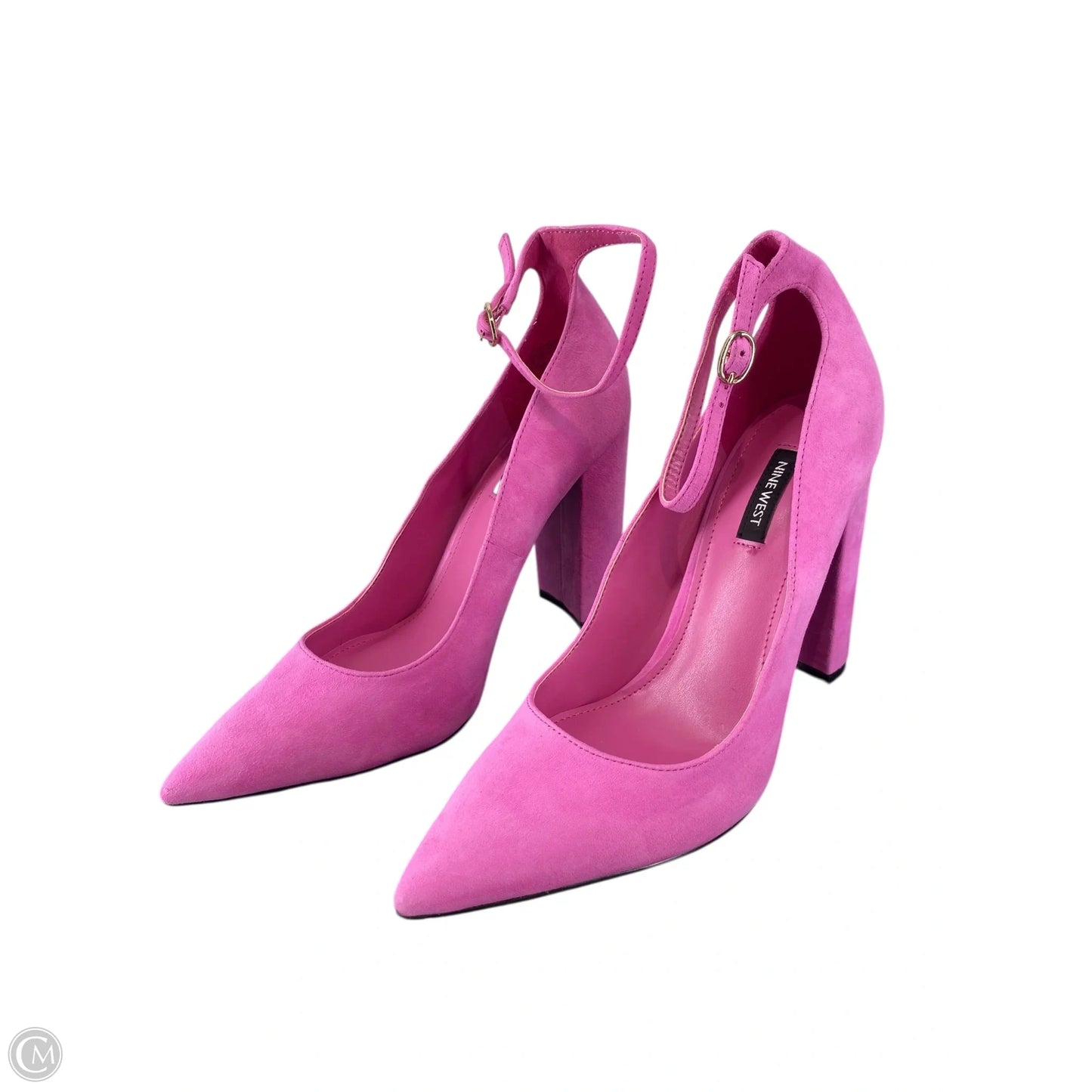 Shoes Heels Block By Nine West In Pink, Size: 10