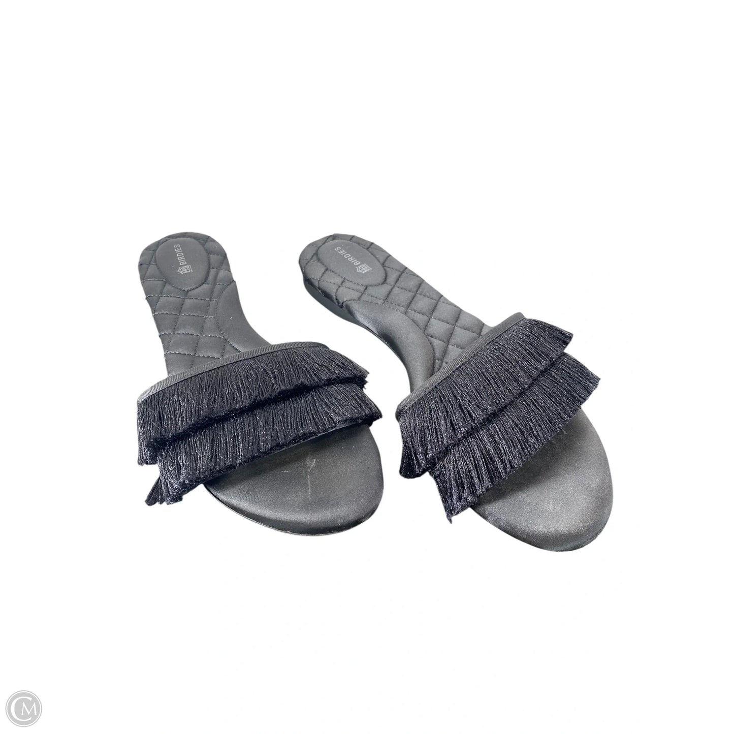 Sandals Flats By Birdies In Black, Size: 9.5