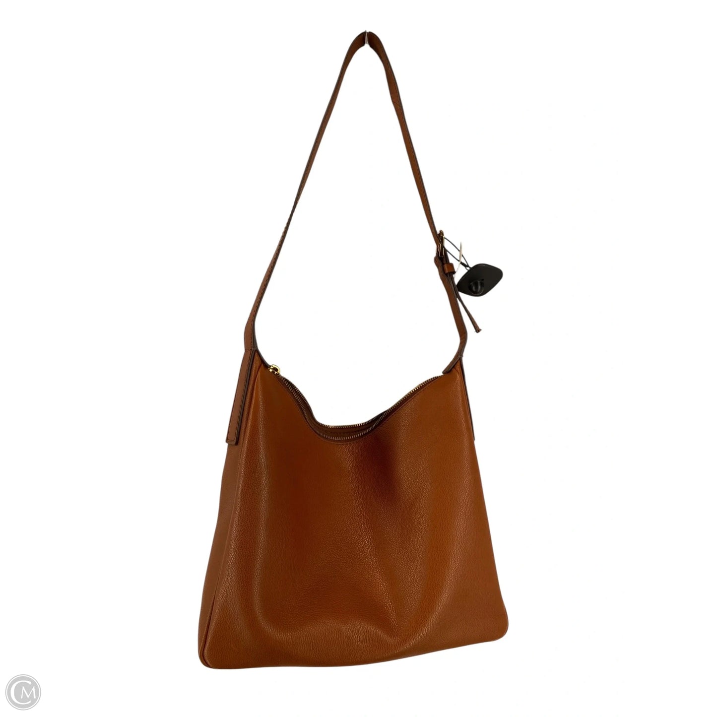 Handbag Leather By Fossil, Size: Medium