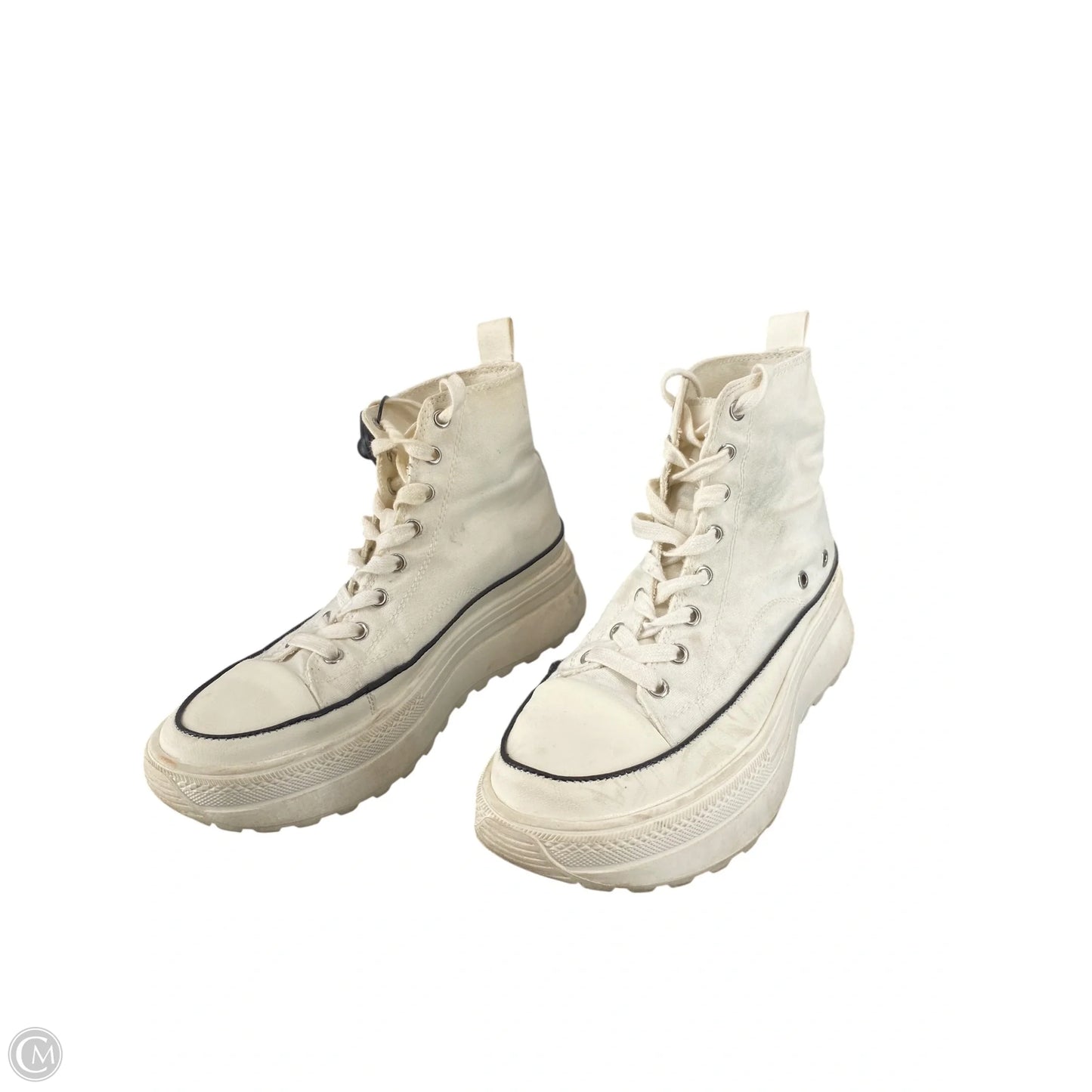 Shoes Sneakers Platform By Steve Madden In White, Size: 8
