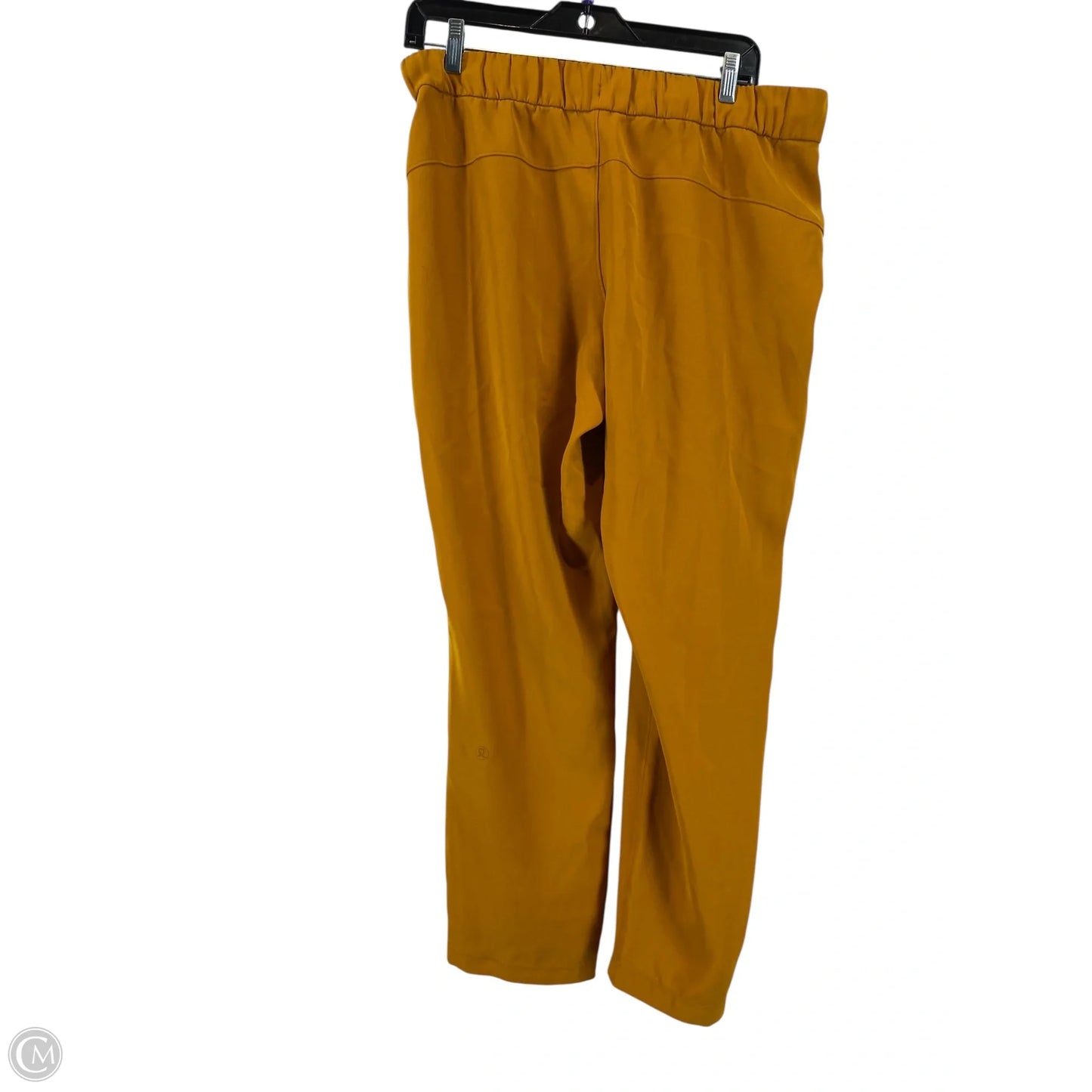 Athletic Pants By Lululemon In Yellow, Size: 10