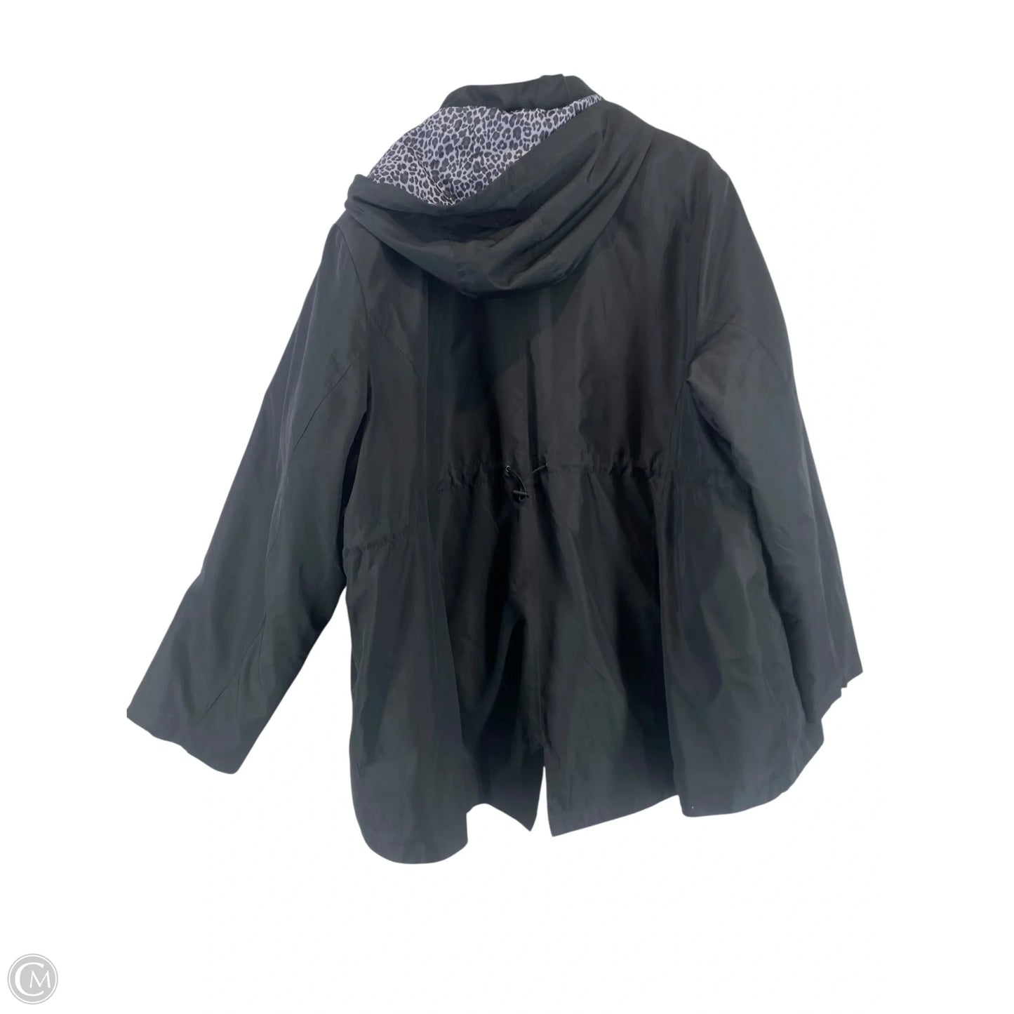 Coat Puffer & Quilted By Catherines In Black, Size: 3x