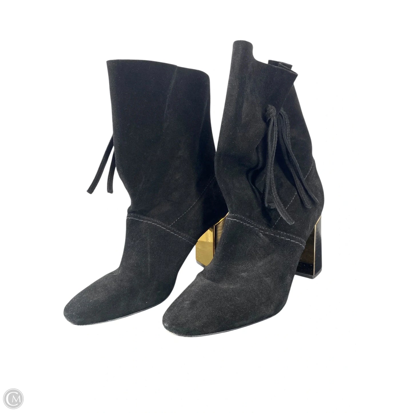 Boots Designer By Tory Burch In Black, Size: 6.5