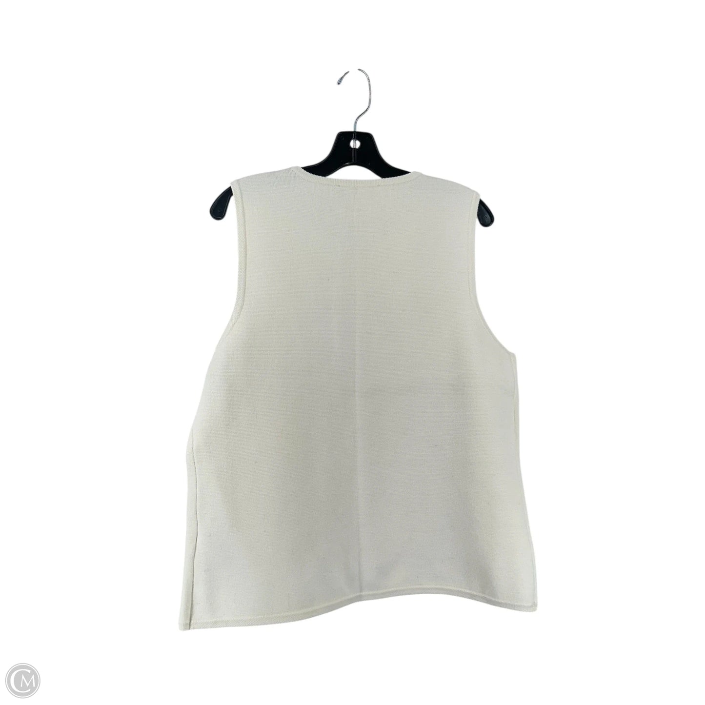 Vest Sweater By Abercrombie And Fitch In White, Size: Xl