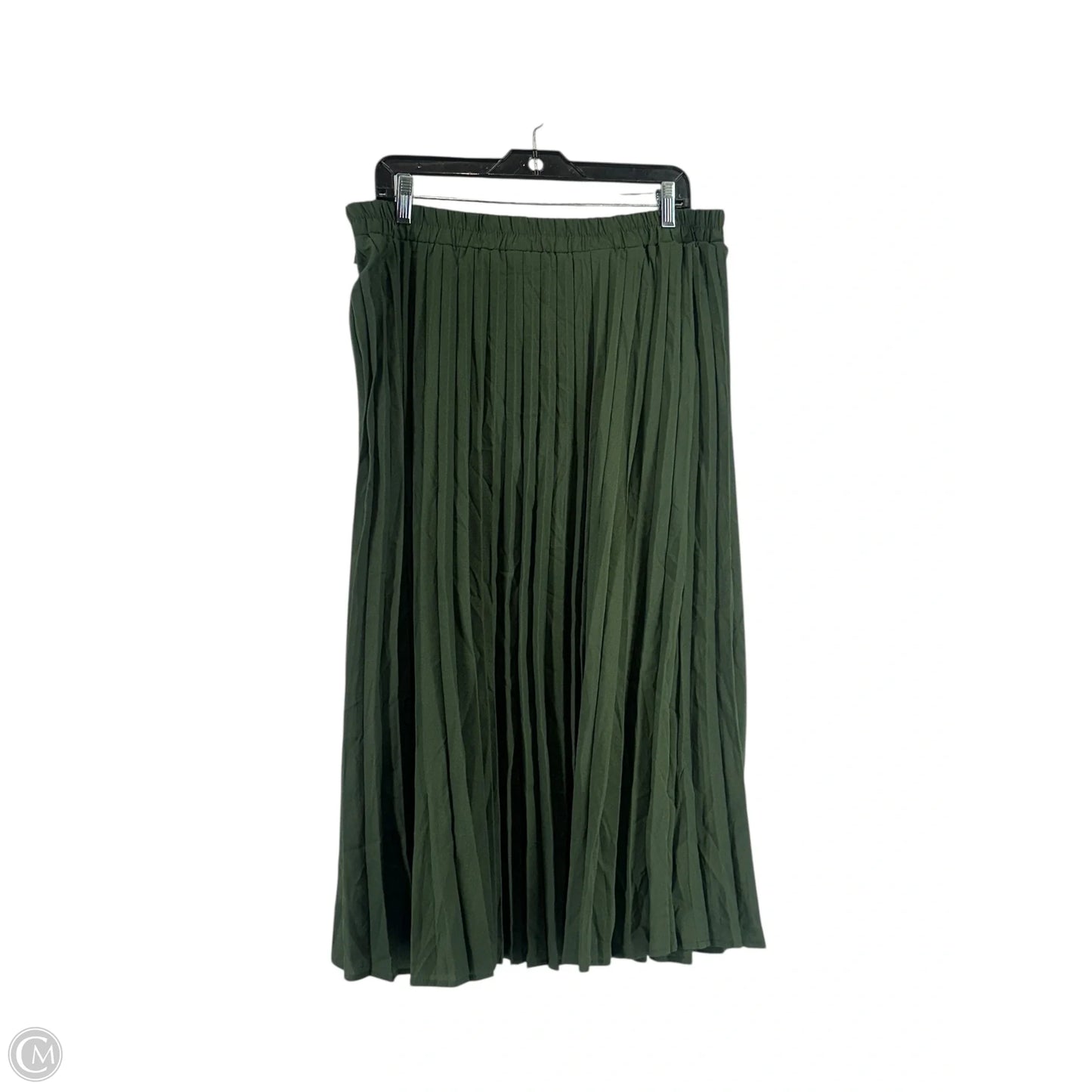 Skirt Maxi By Clothes Mentor In Green, Size: 2x