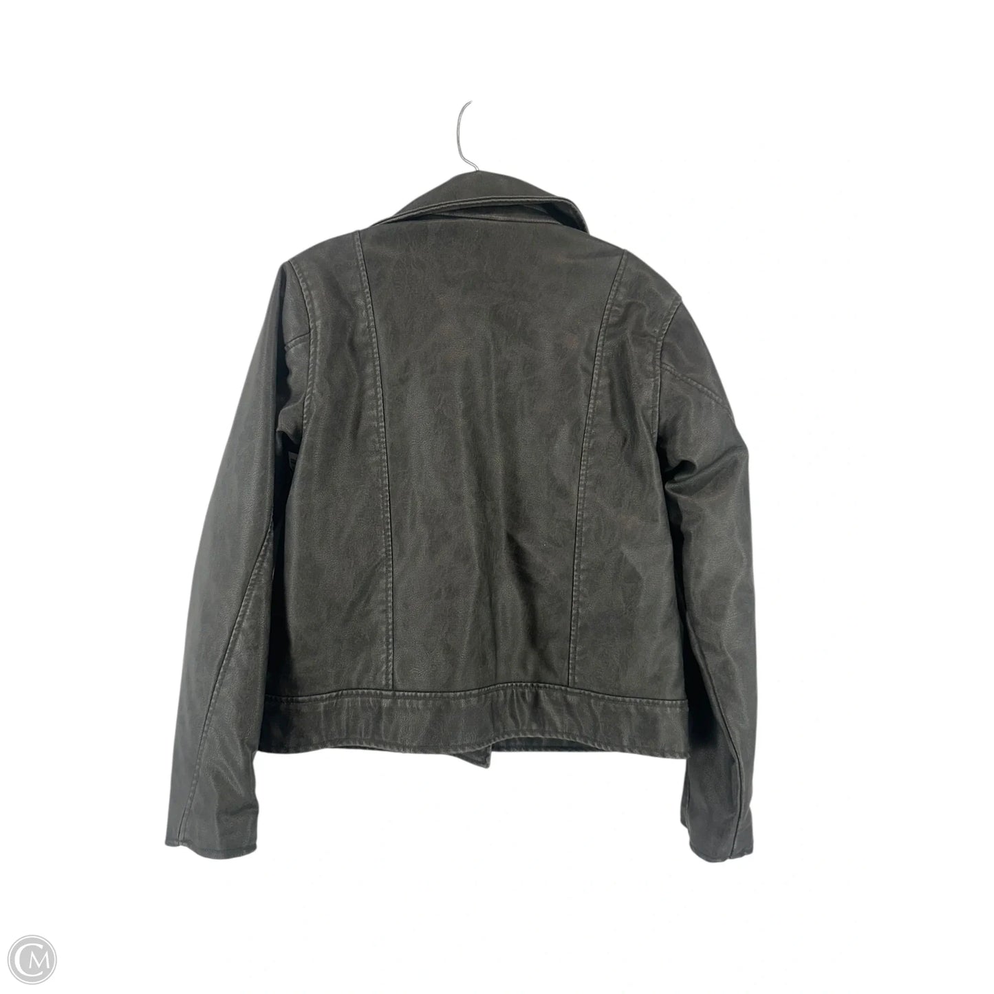 Jacket Moto Leather By Universal Thread In Black, Size: Xs