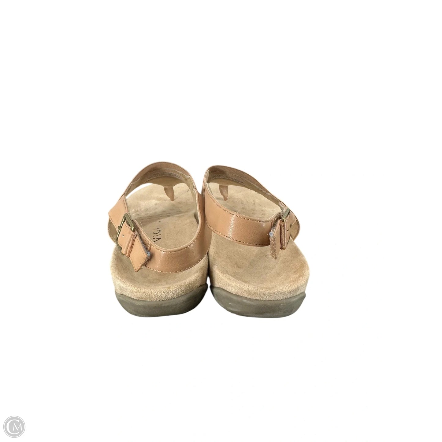 Sandals Flats By Vionic In Tan, Size: 8.5