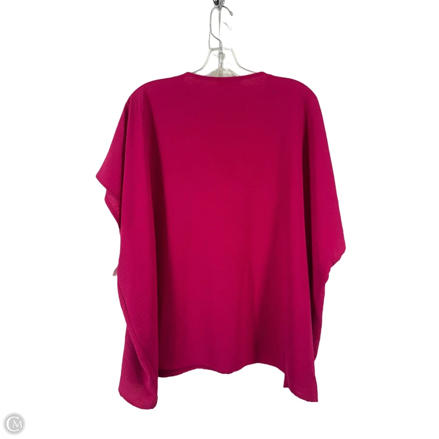 Top Short Sleeve By Entro In Pink, Size: L
