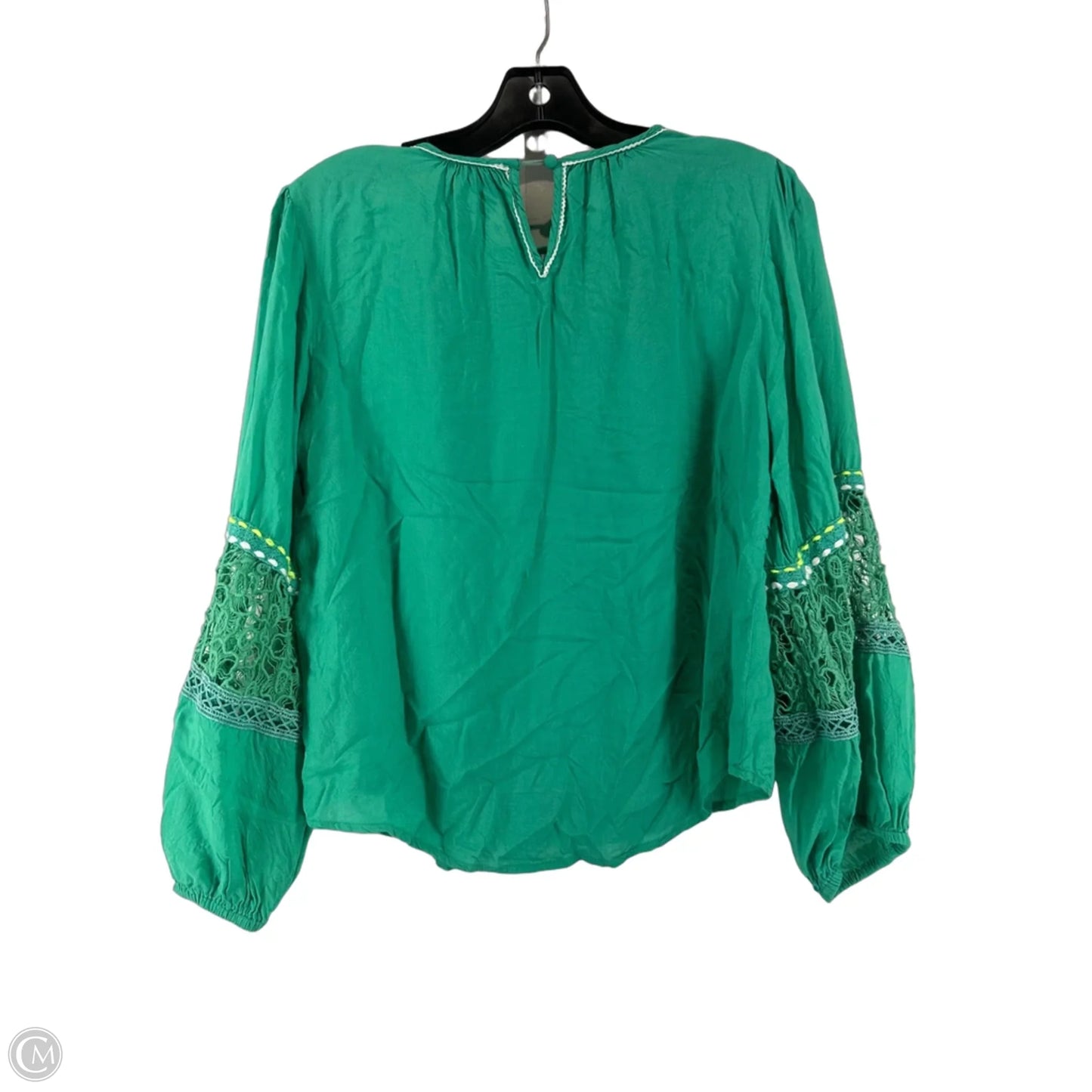 Top 3/4 Sleeve By Bl-nk In Green, Size: Xs