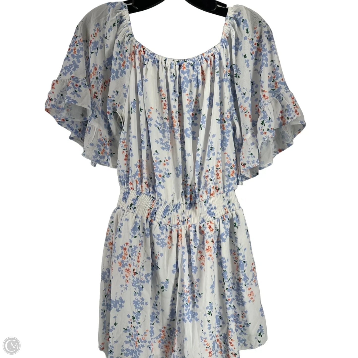 Romper By Clothes Mentor In Floral Print, Size: M