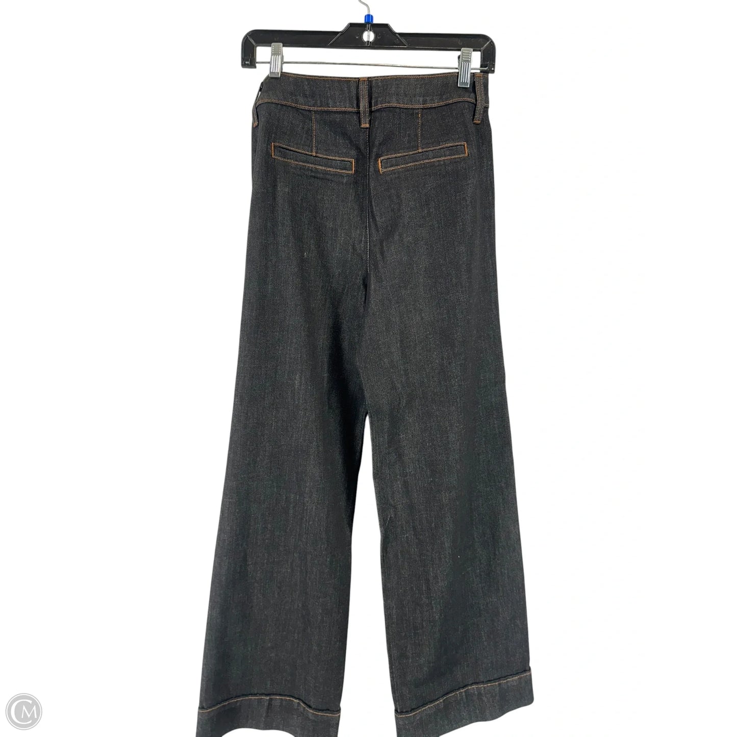 Jeans Wide Leg By Chicos In Black, Size: 2