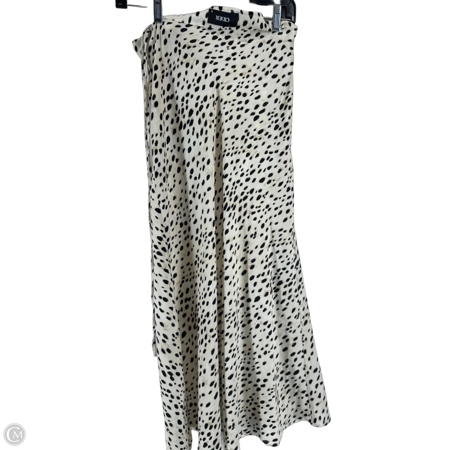 Skirt Maxi By Cider In Polkadot Pattern, Size: S