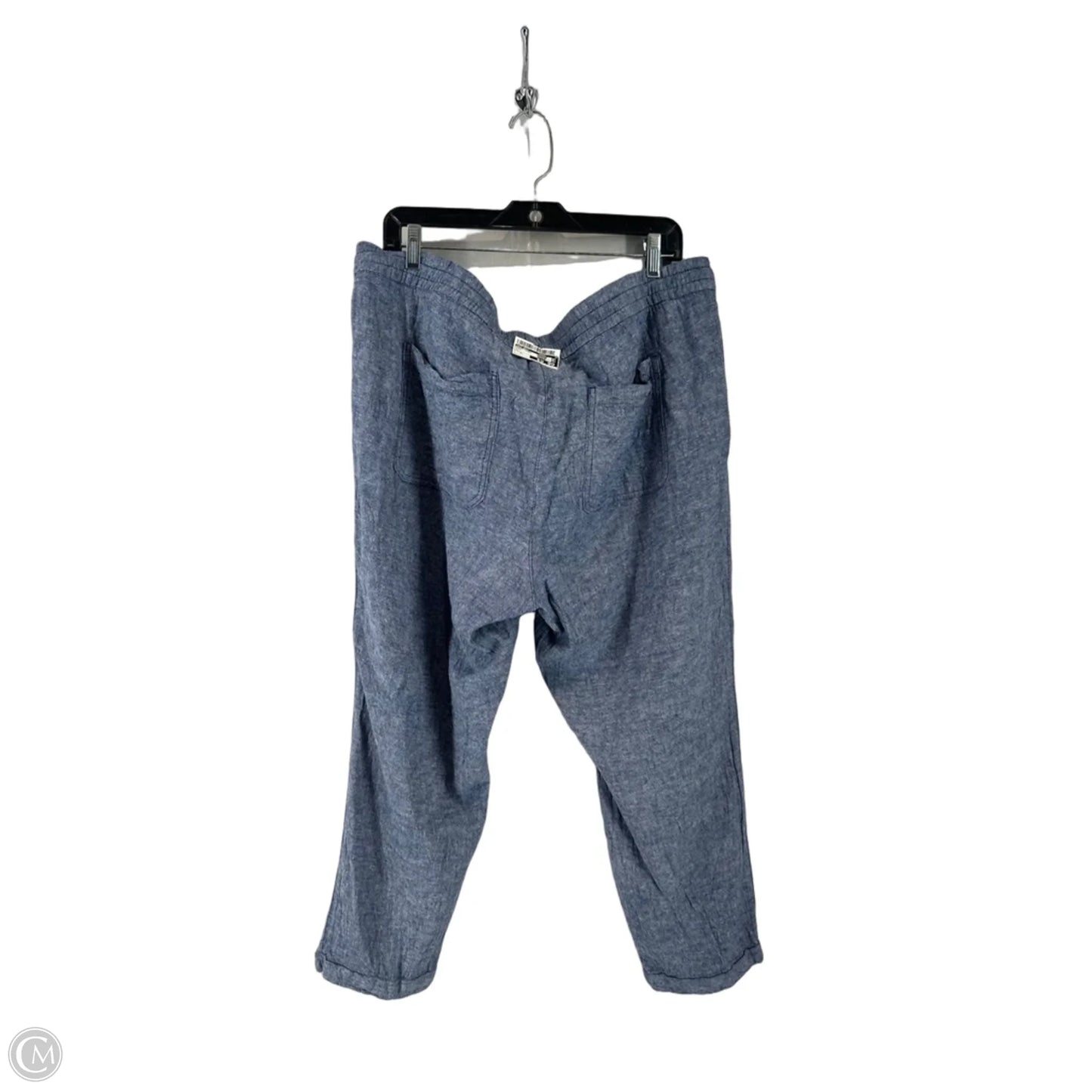 Pants Linen By Old Navy In Blue, Size: Xl