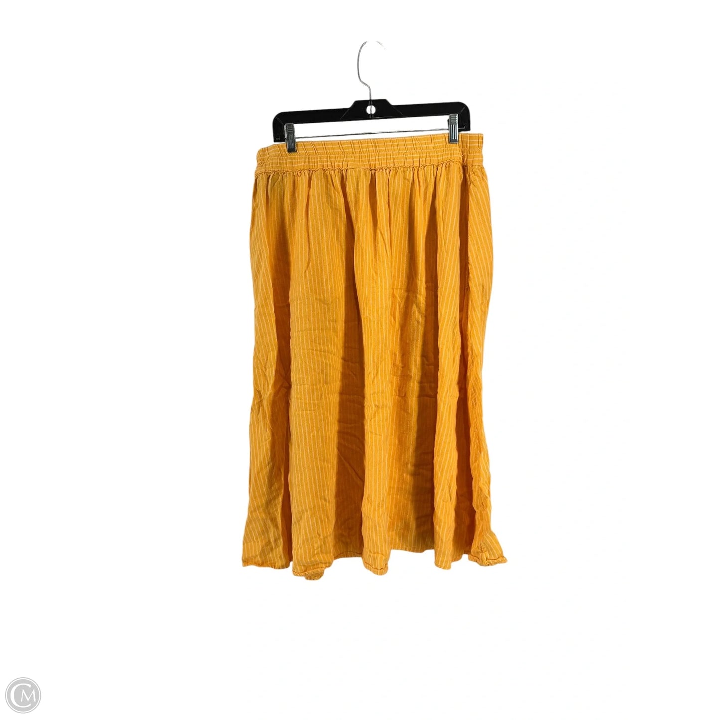 Skirt Midi By A New Day In Orange, Size: L