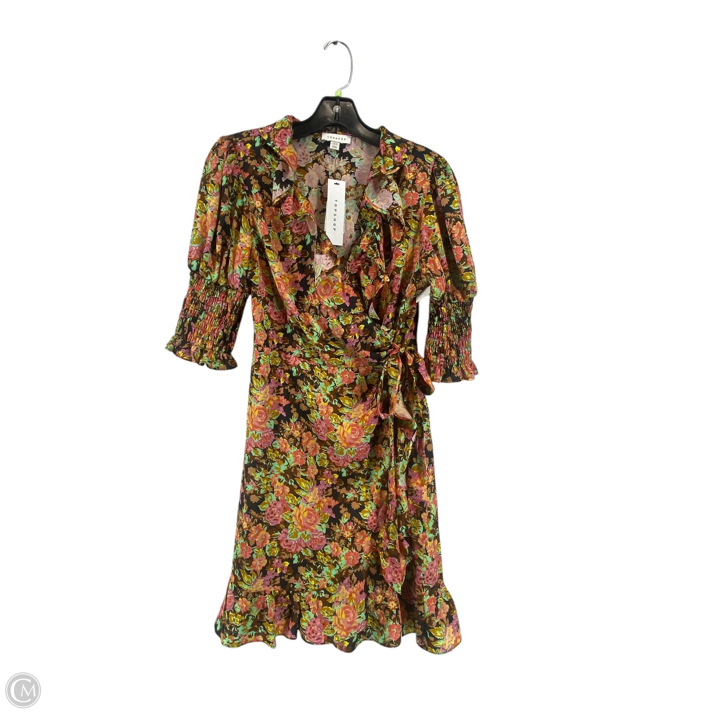 Dress Casual Short By Top Shop In Floral Print, Size: 6