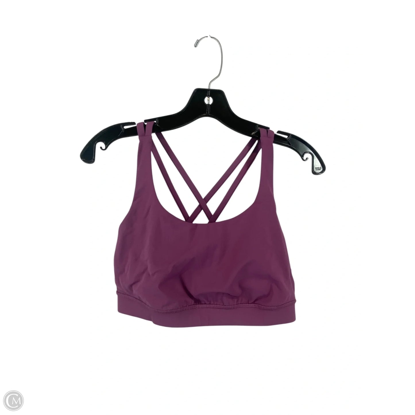 Athletic Bra By Lululemon In Purple, Size: 10