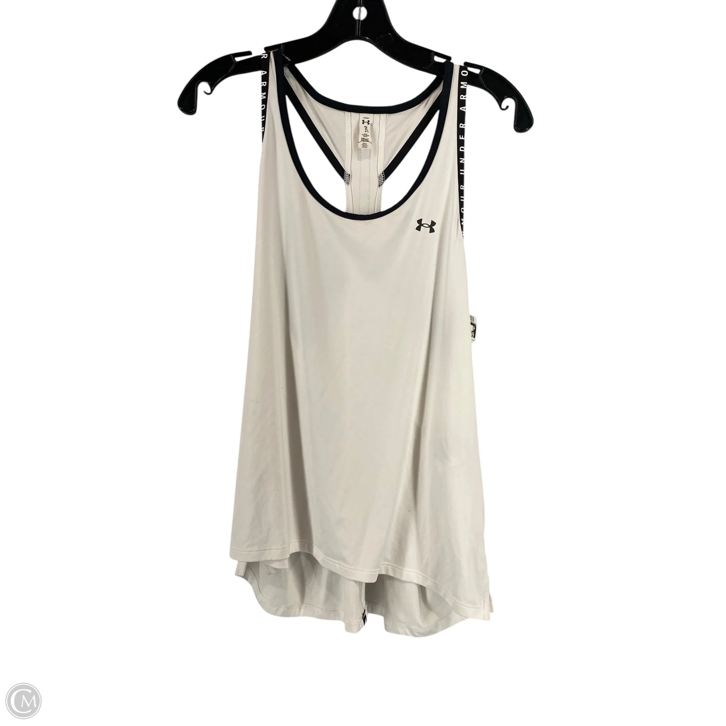 Athletic Tank Top By Under Armour In White, Size: L