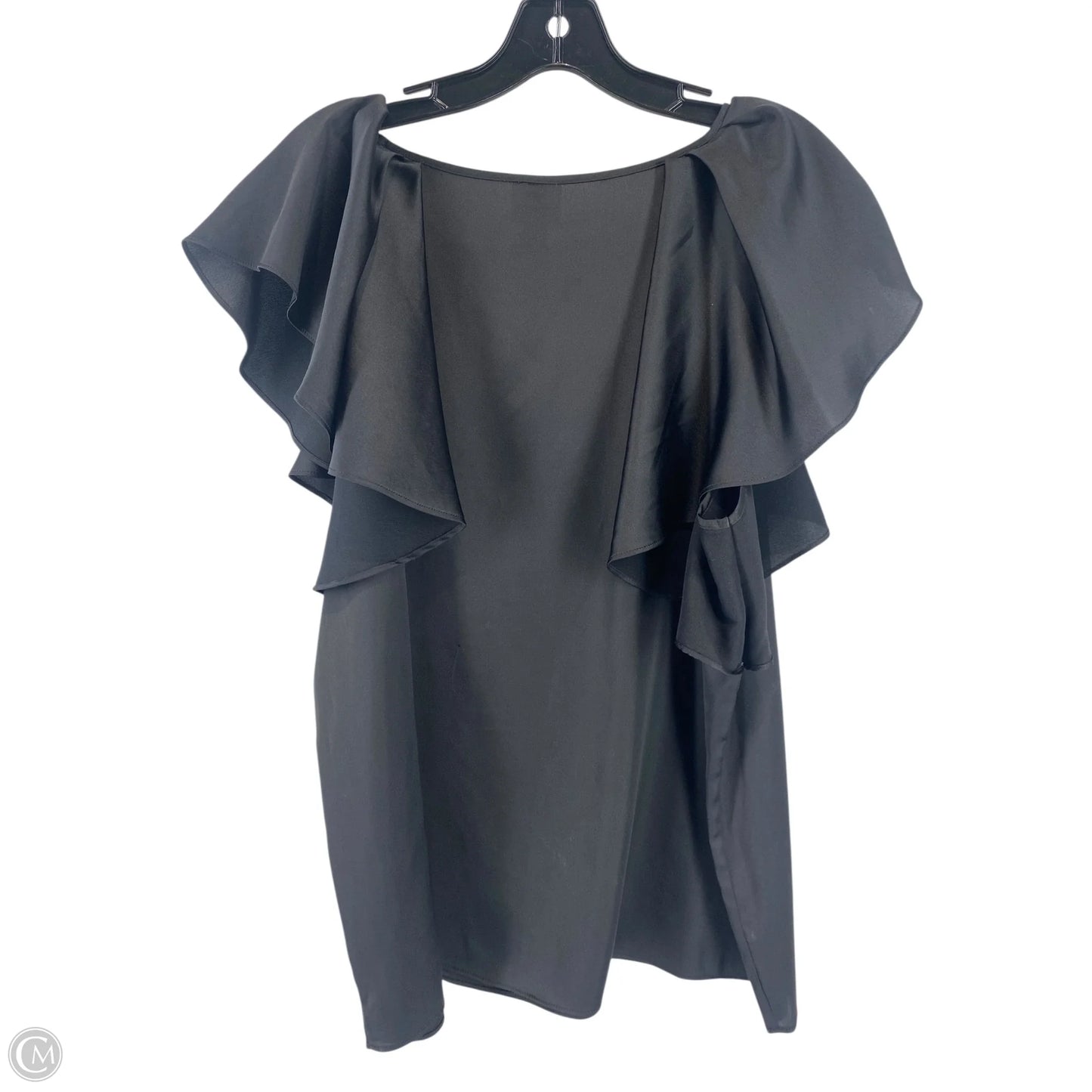 Top Short Sleeve By Worthington In Black, Size: Xxl