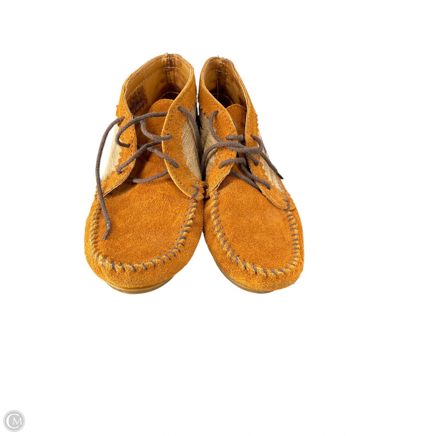 Shoes Flats By Minnetonka In Tan, Size: 7.5