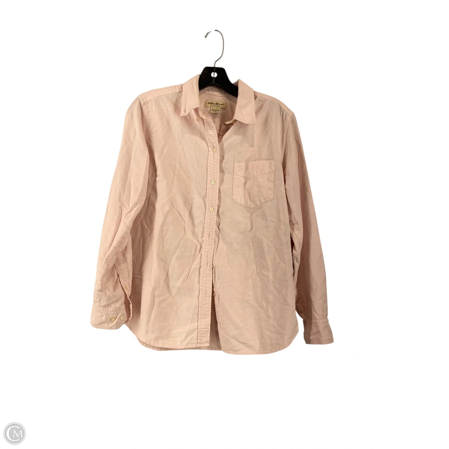 Top Long Sleeve By Eddie Bauer In Pink, Size: S