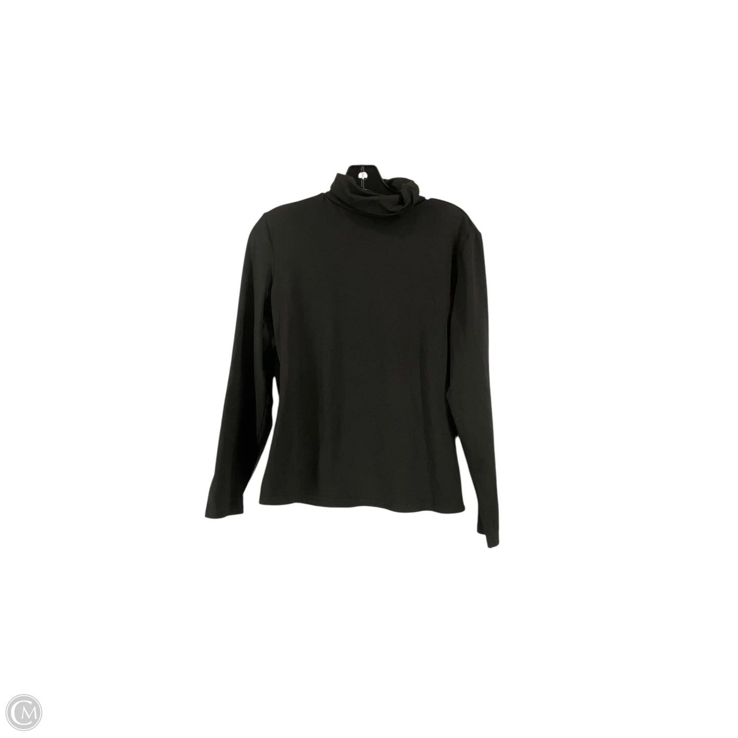 Top Long Sleeve By Cme In Black, Size: M