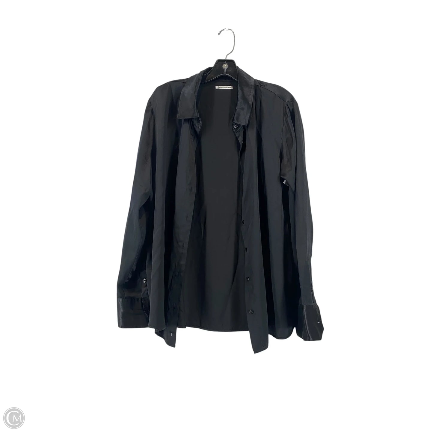 Top Long Sleeve By Reformation In Black, Size: Xl