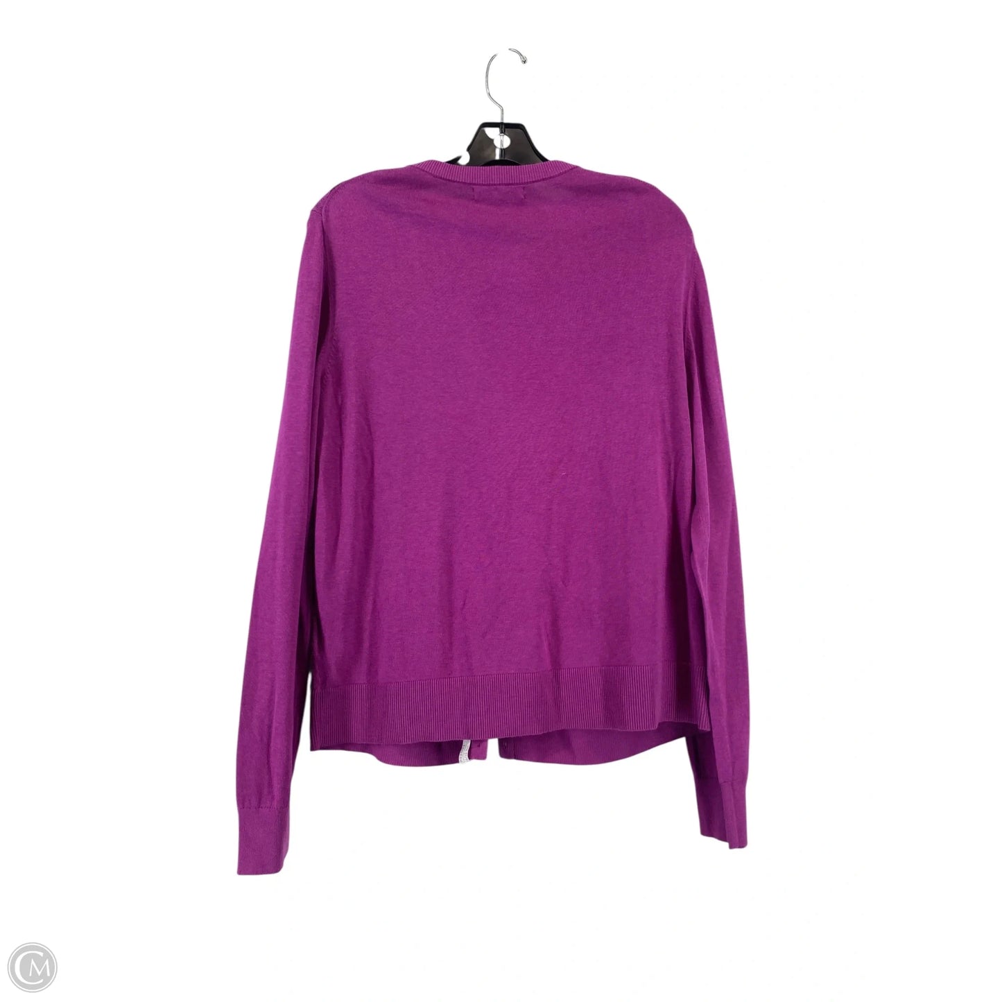 Cardigan By Banana Republic In Purple, Size: Xl