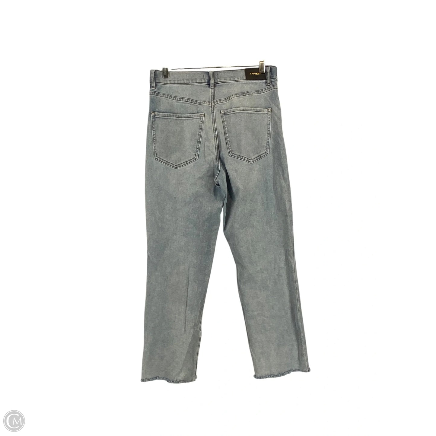 Jeans Straight By Express In Blue Denim, Size: 6