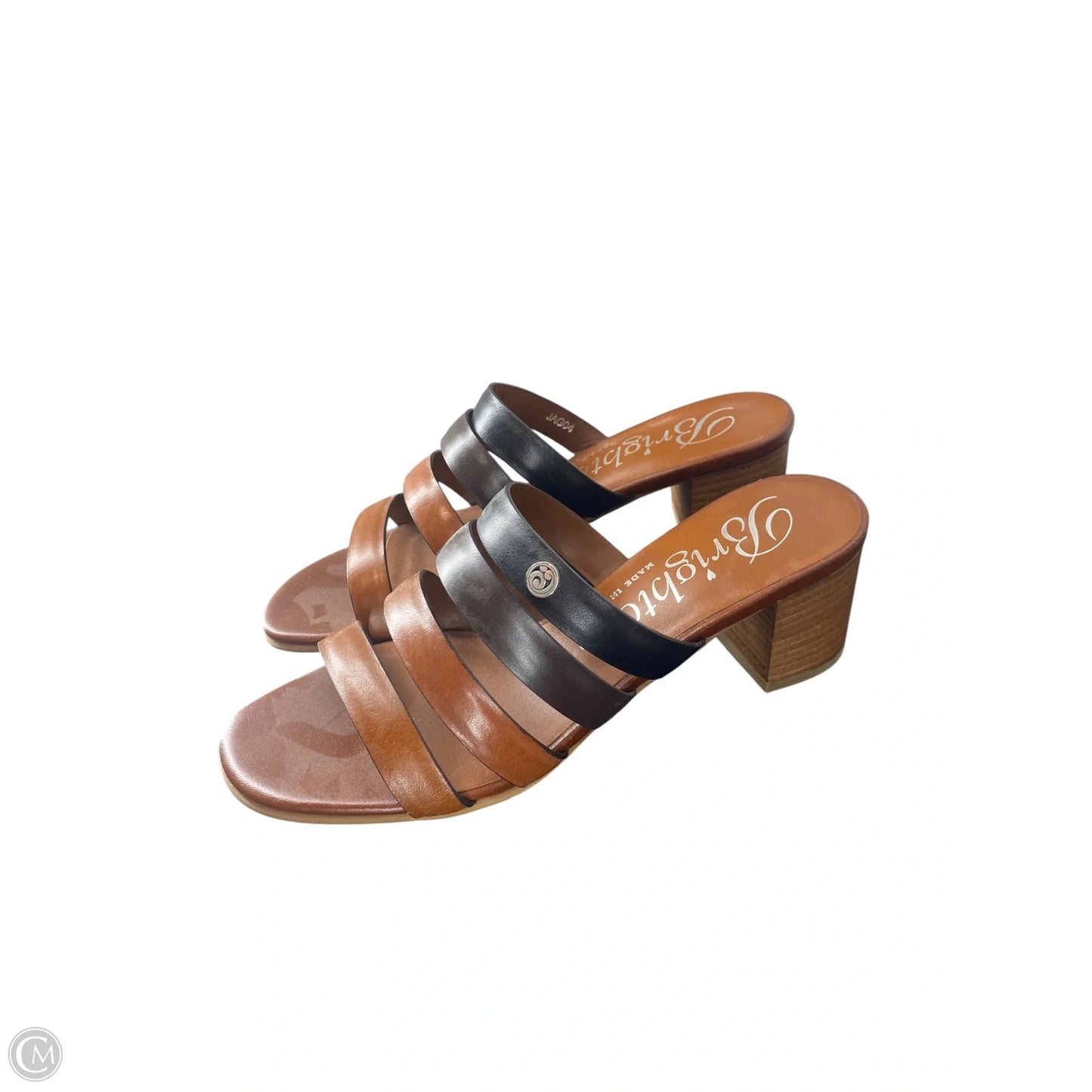 Sandals Heels Block By Brighton In Tan, Size: 6.5
