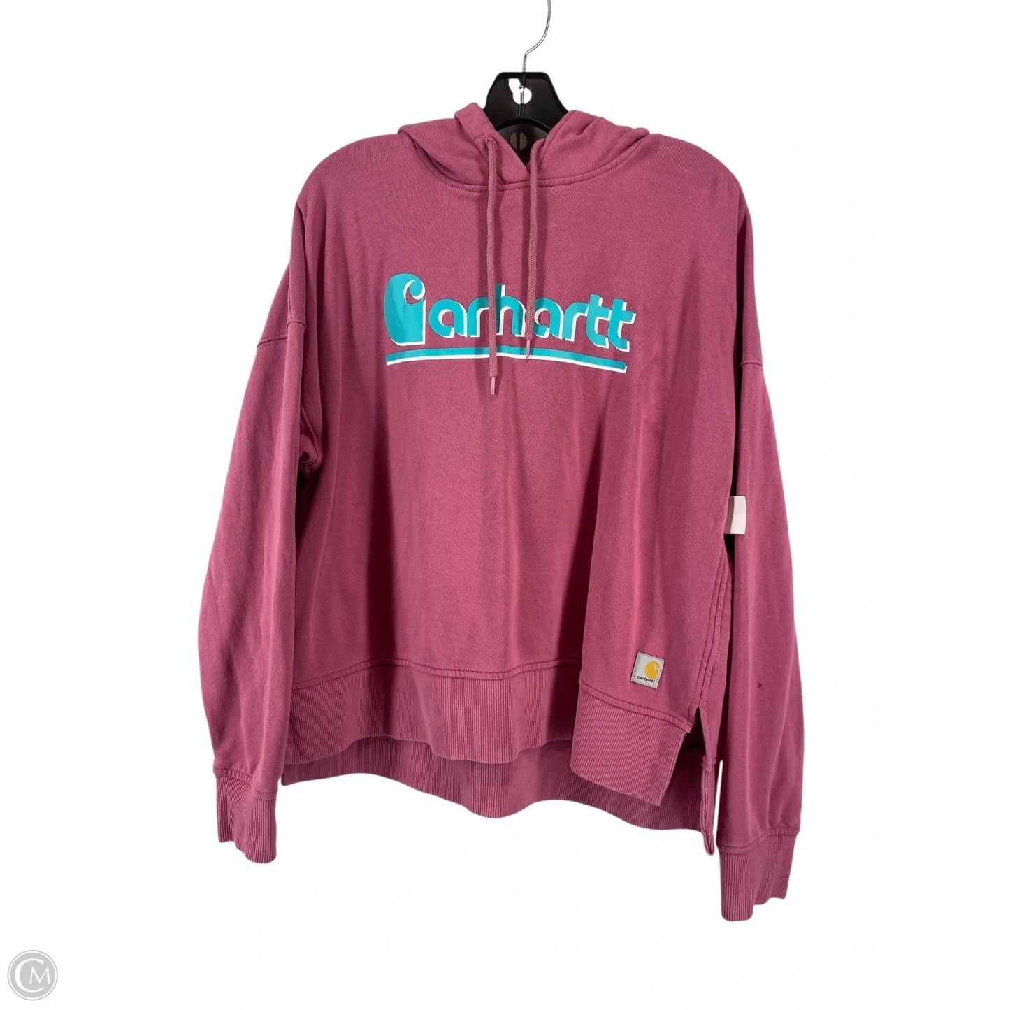 Sweatshirt Hoodie By Carhartt In Pink, Size: L