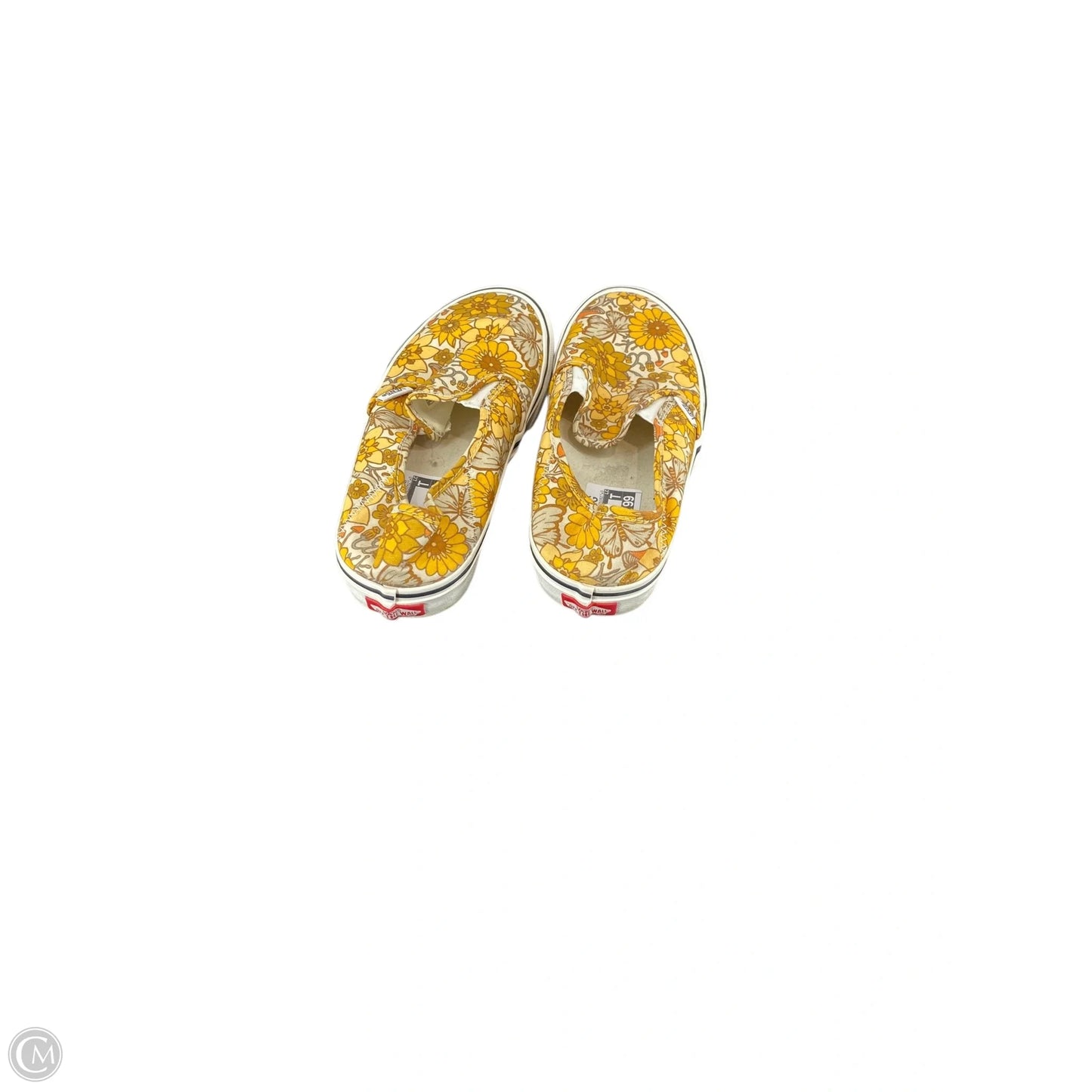 Shoes Sneakers By Vans In Yellow, Size: 10