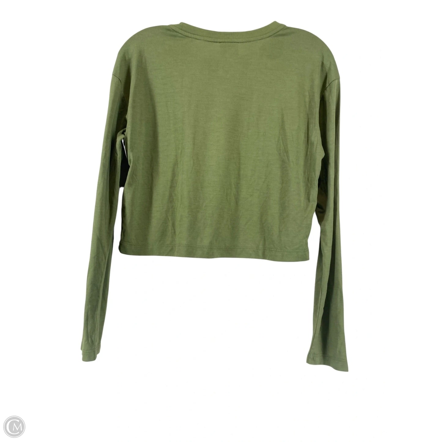 Athletic Top Long Sleeve Crewneck By Nike In Green, Size: S