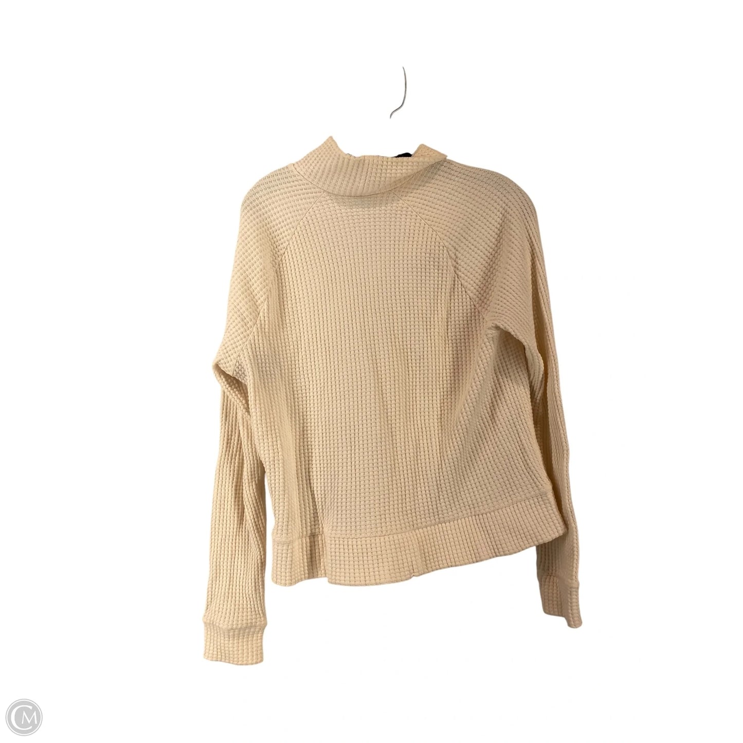 Top Long Sleeve By The North Face In Cream, Size: M