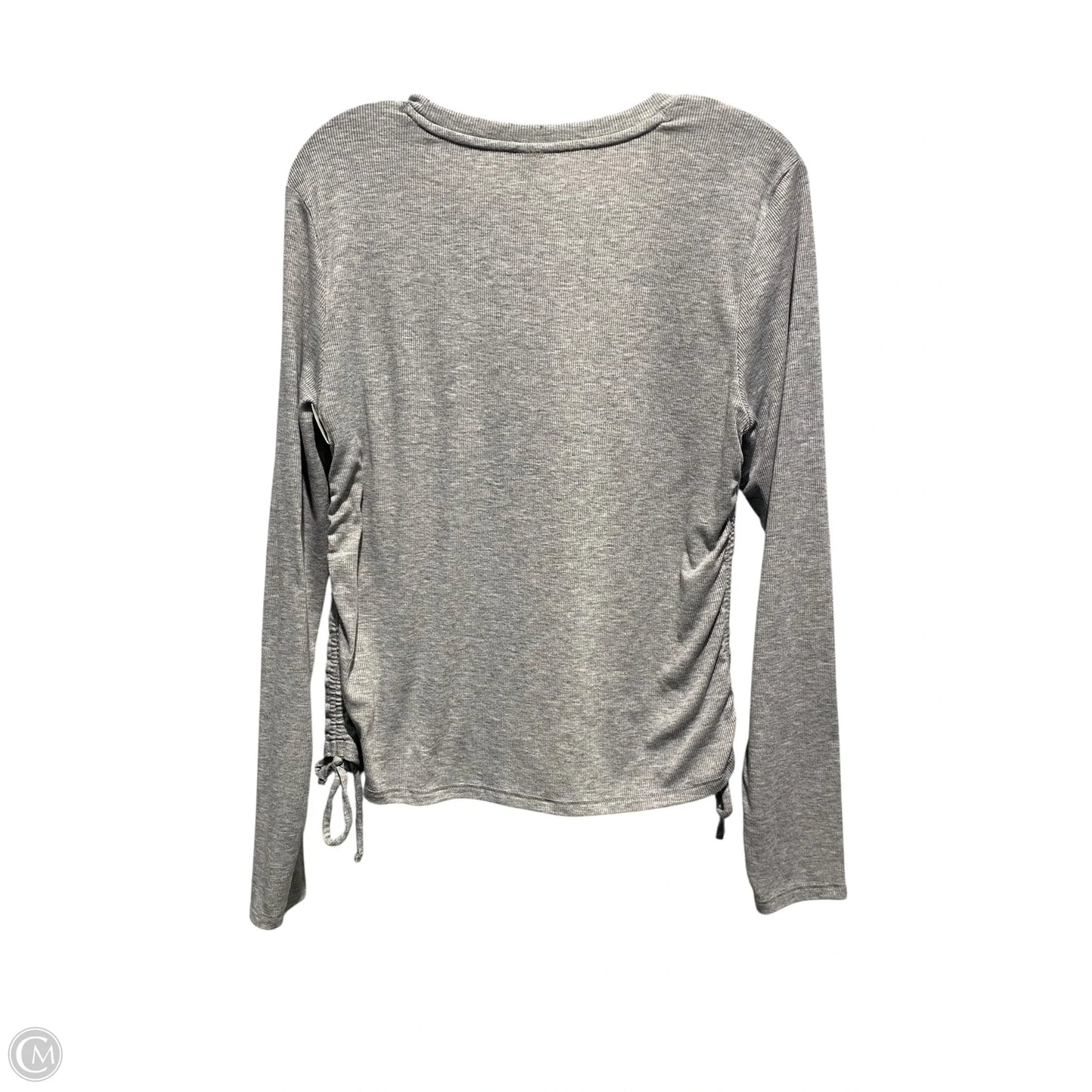 Athletic Top Long Sleeve Crewneck By Old Navy In Grey, Size: L