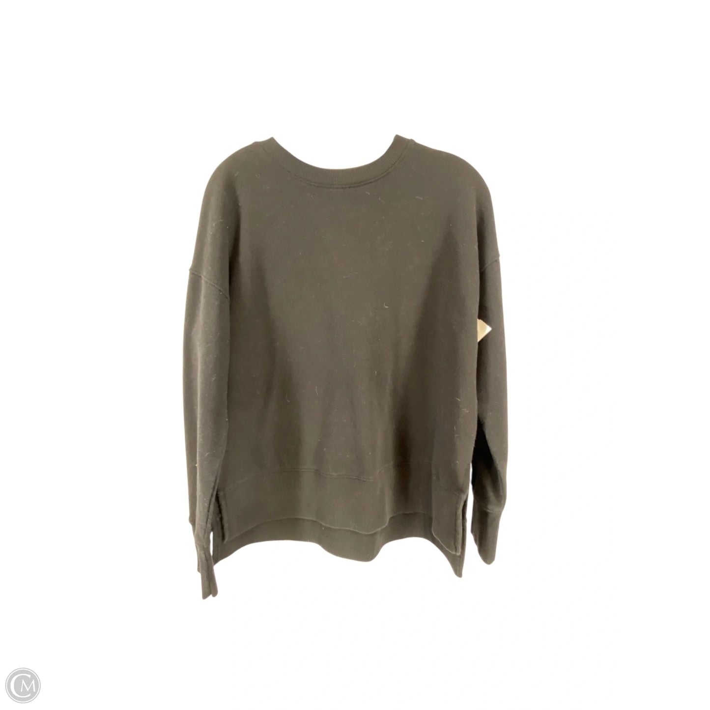 Sweatshirt Crewneck By Time And Tru In Black, Size: S